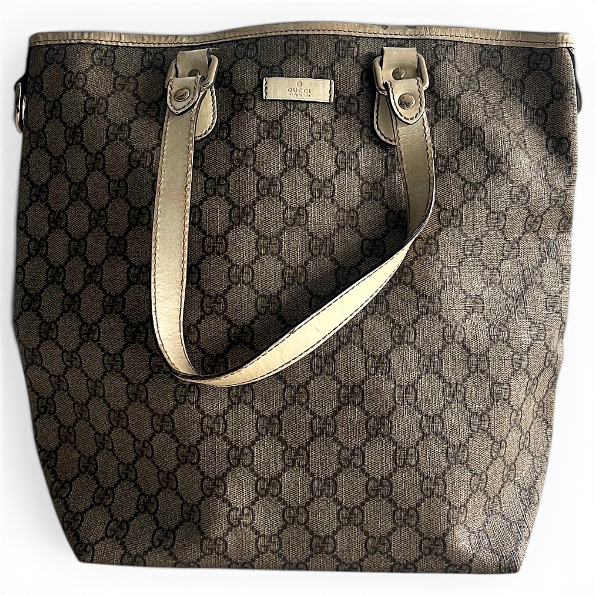 Leather tote