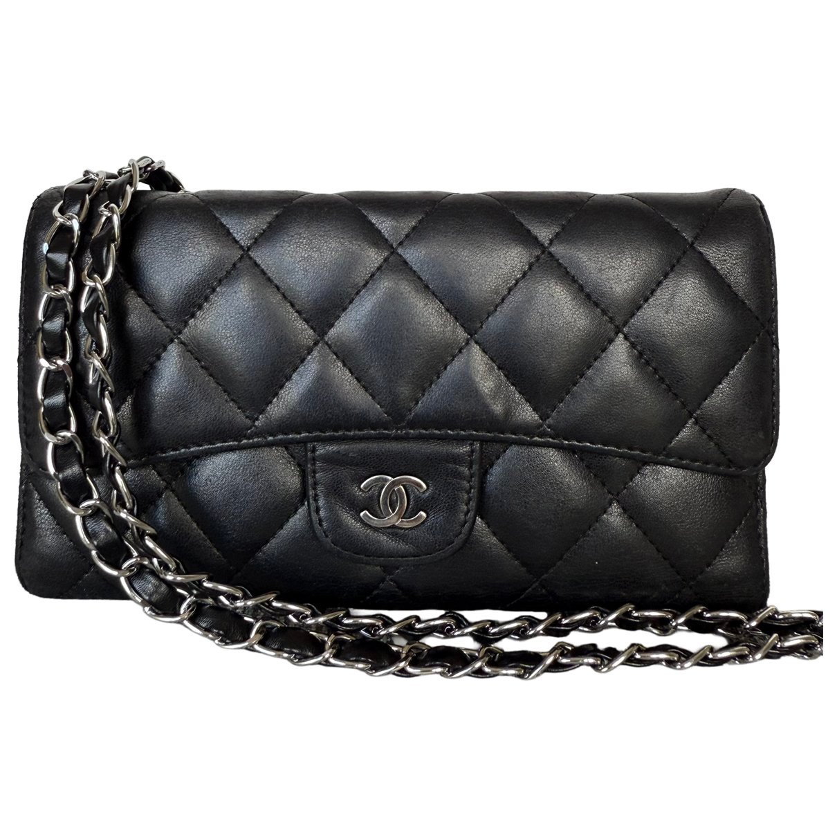 Wallet On Chain Timeless/Classique leather crossbody bag