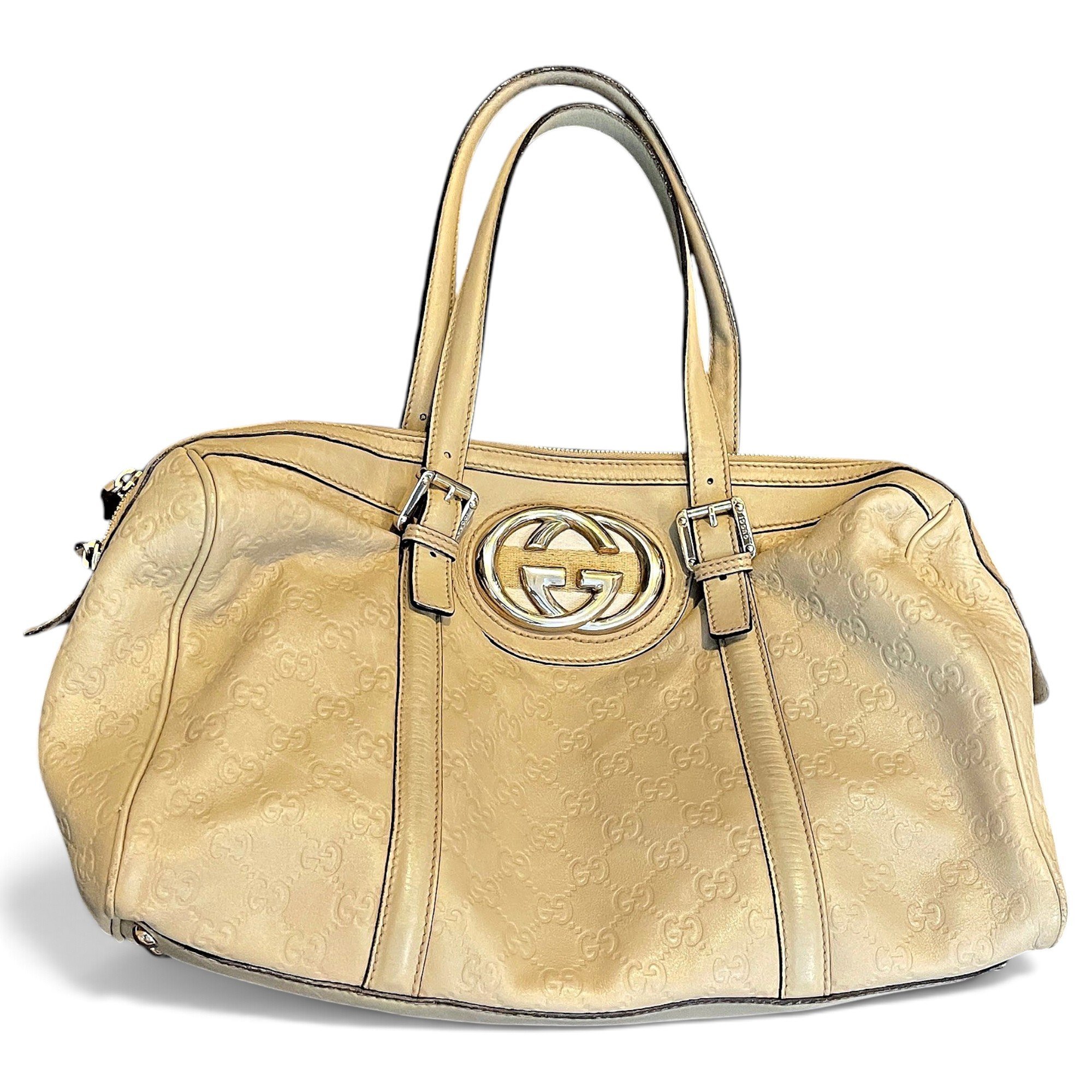 Britt leather satchel