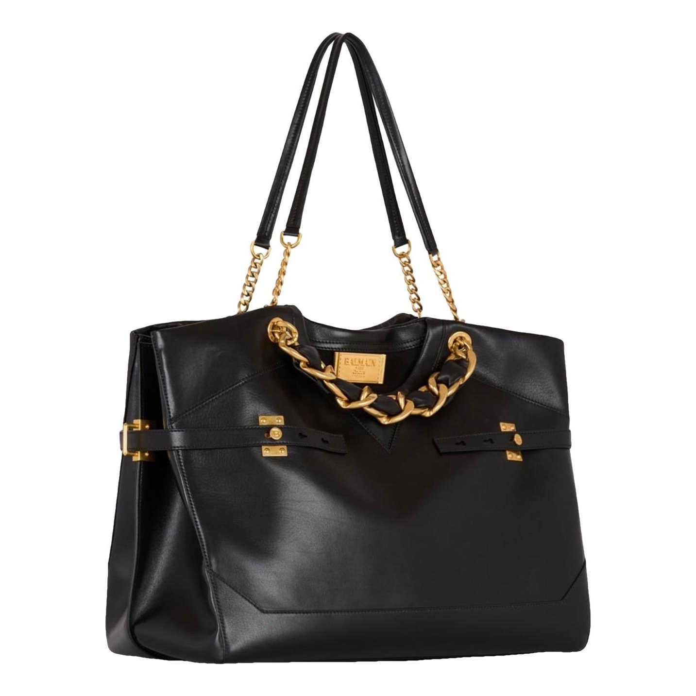 Balmain Leather tote