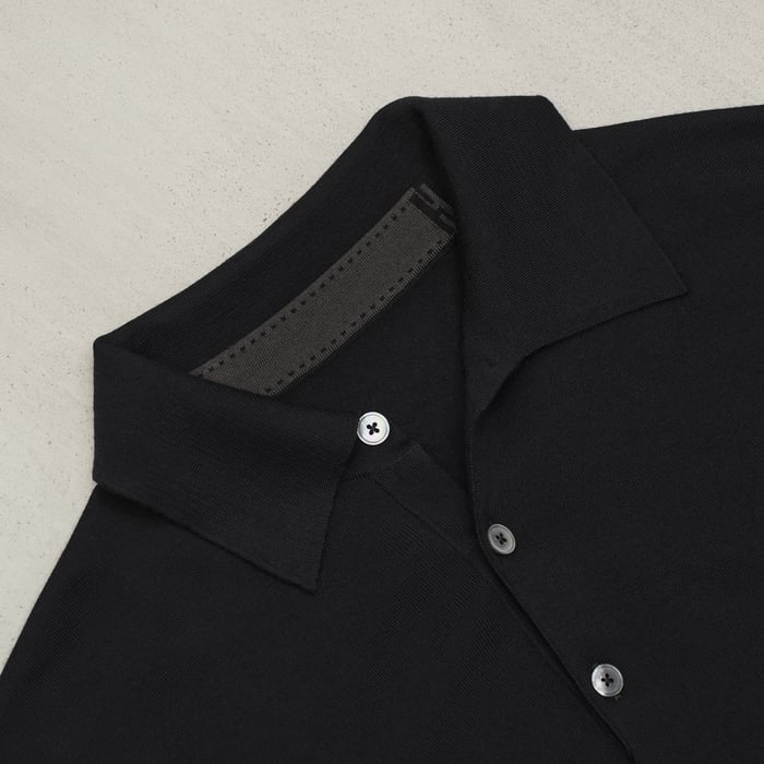 Noir "Detail H" Polo Shirt