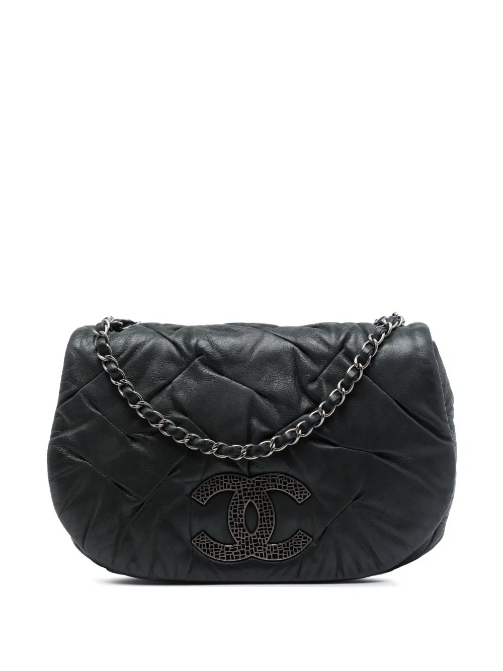 2010-2011 Iridescent Calfskin East Glint Flap crossbody bag
