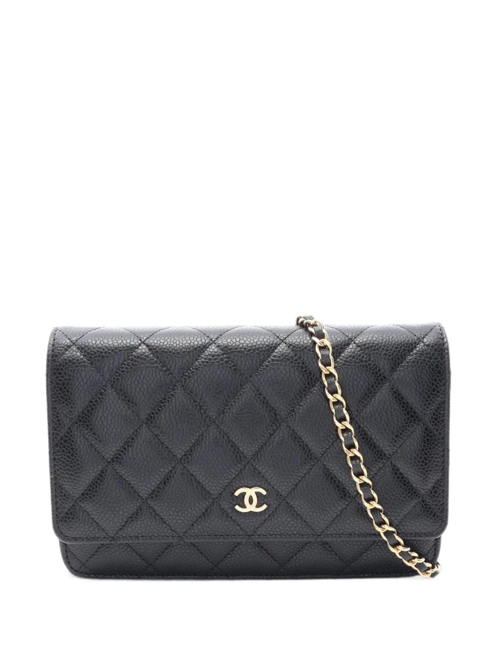 matelassé Caviar leather shoulder bag