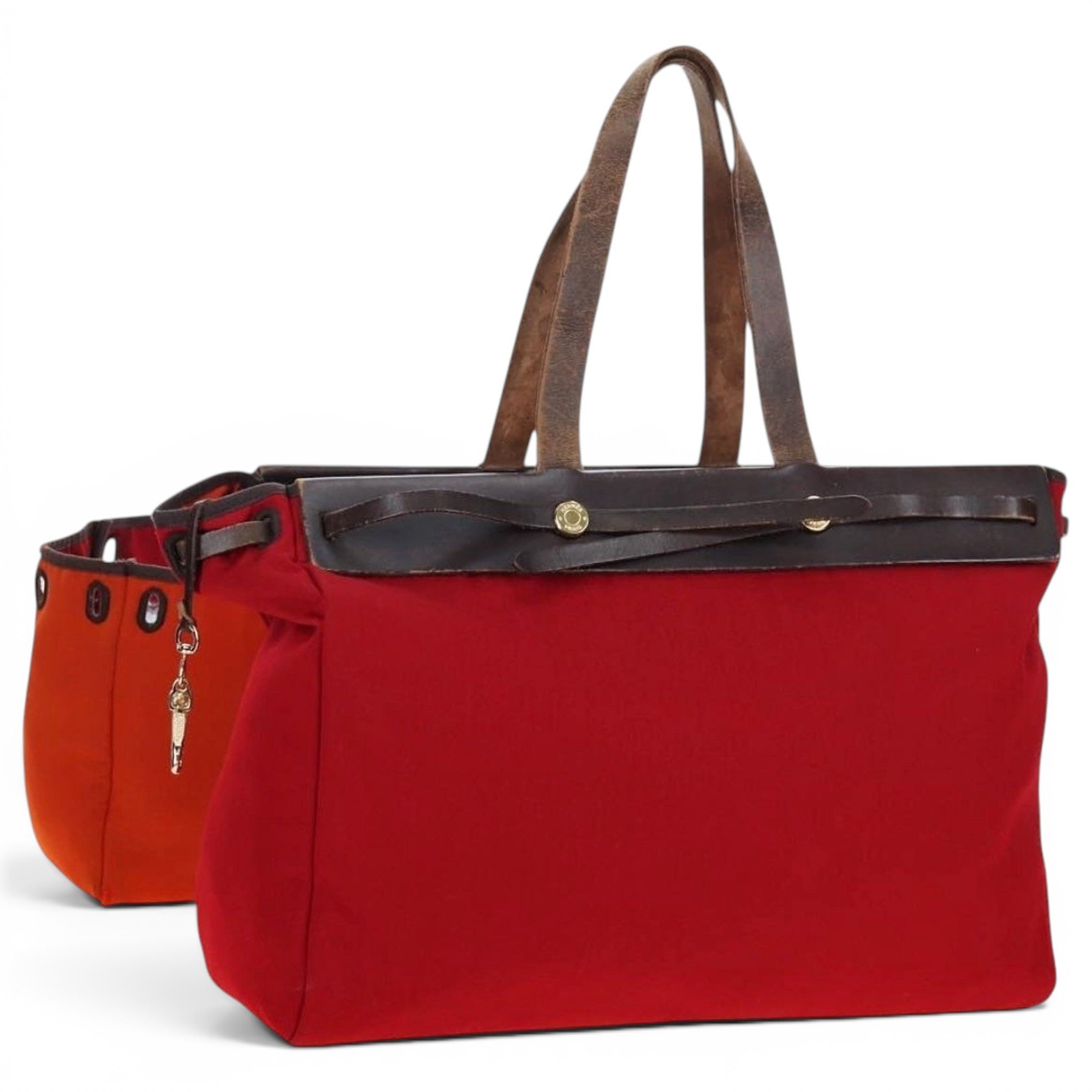 Herbag leather tote