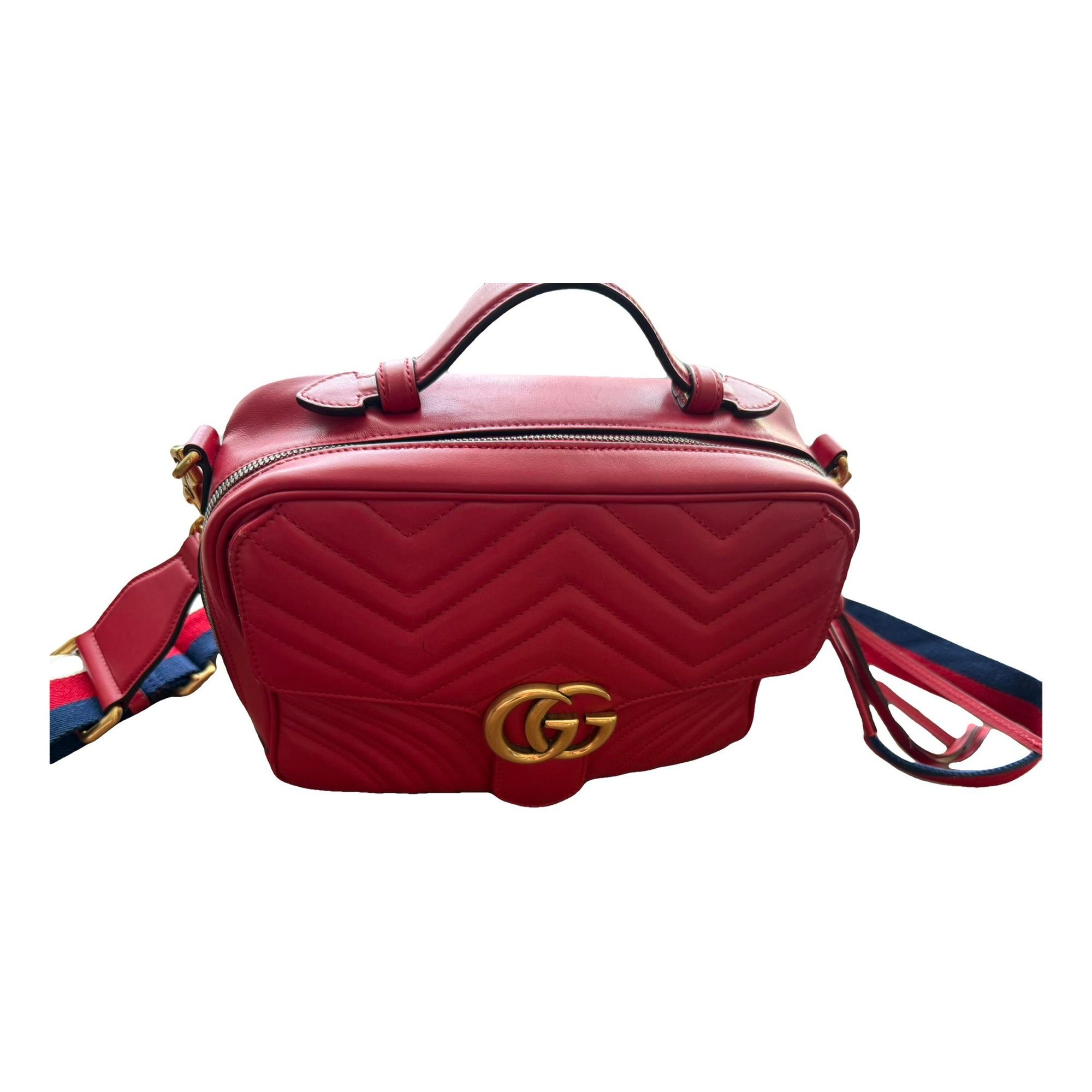 GG Marmont Flap leather handbag