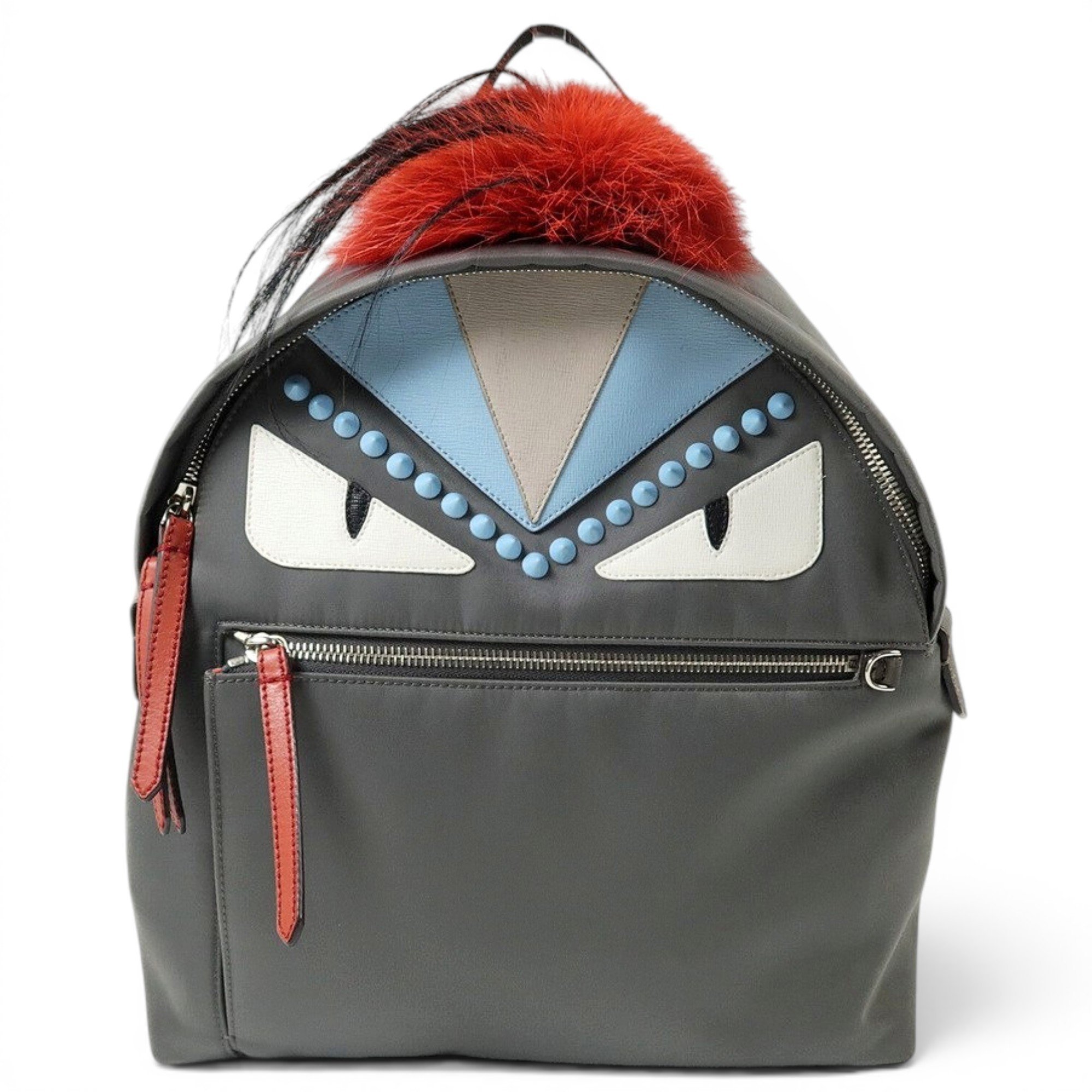 Back to school leather backpack