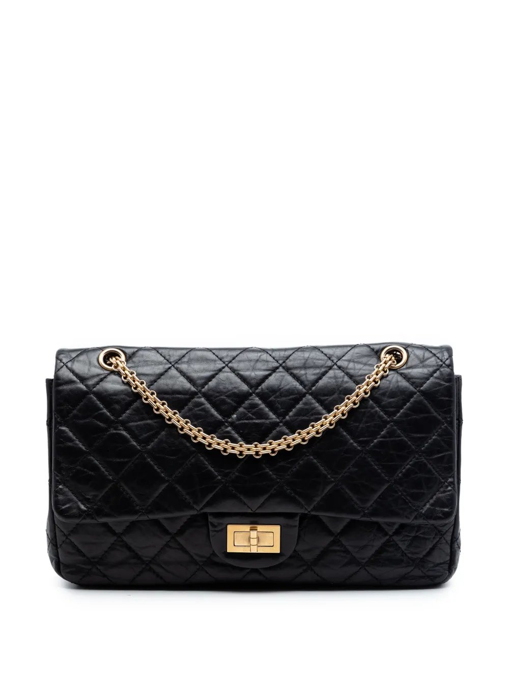2011 Quilted Aged Calfskin Reissue 2.55 Double Flap 227 shoulder bag