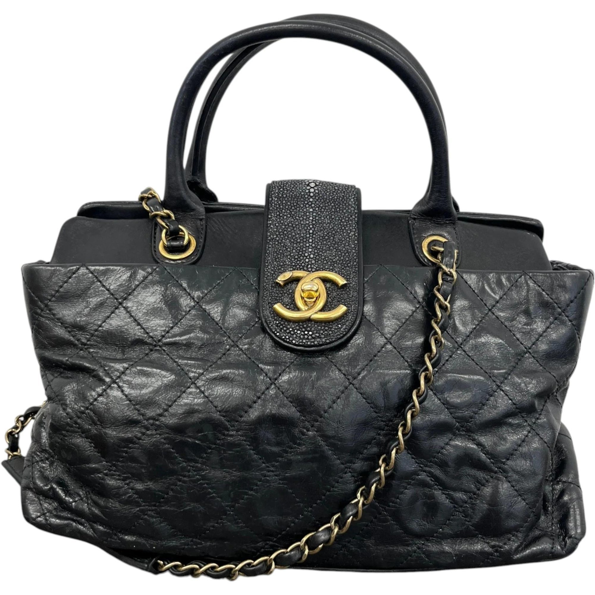 Leather handbag