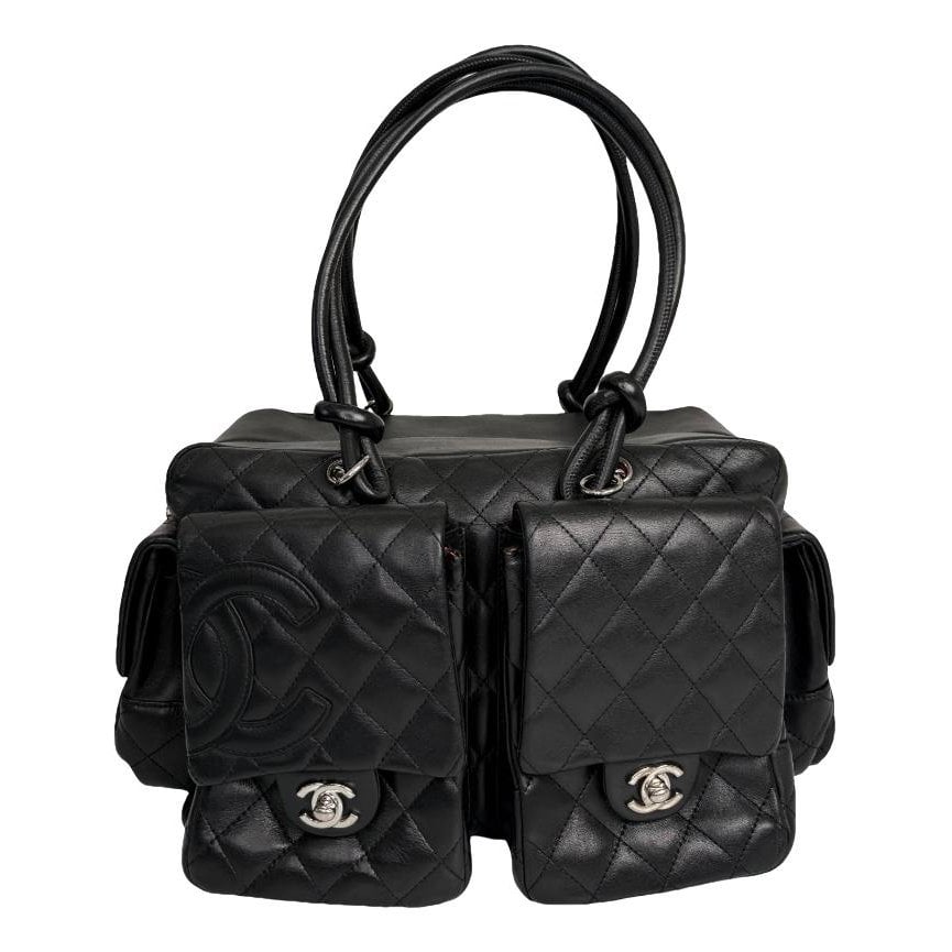 Cambon Reporter leather handbag