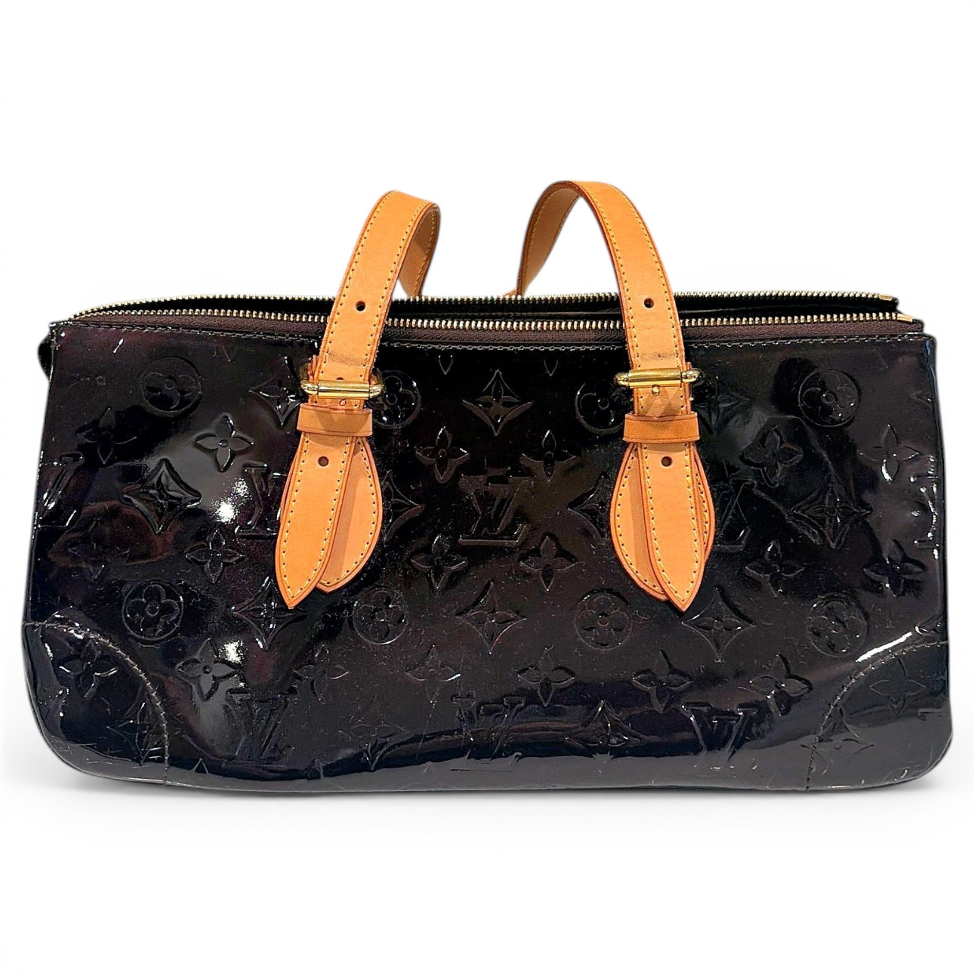 Bedford patent leather handbag
