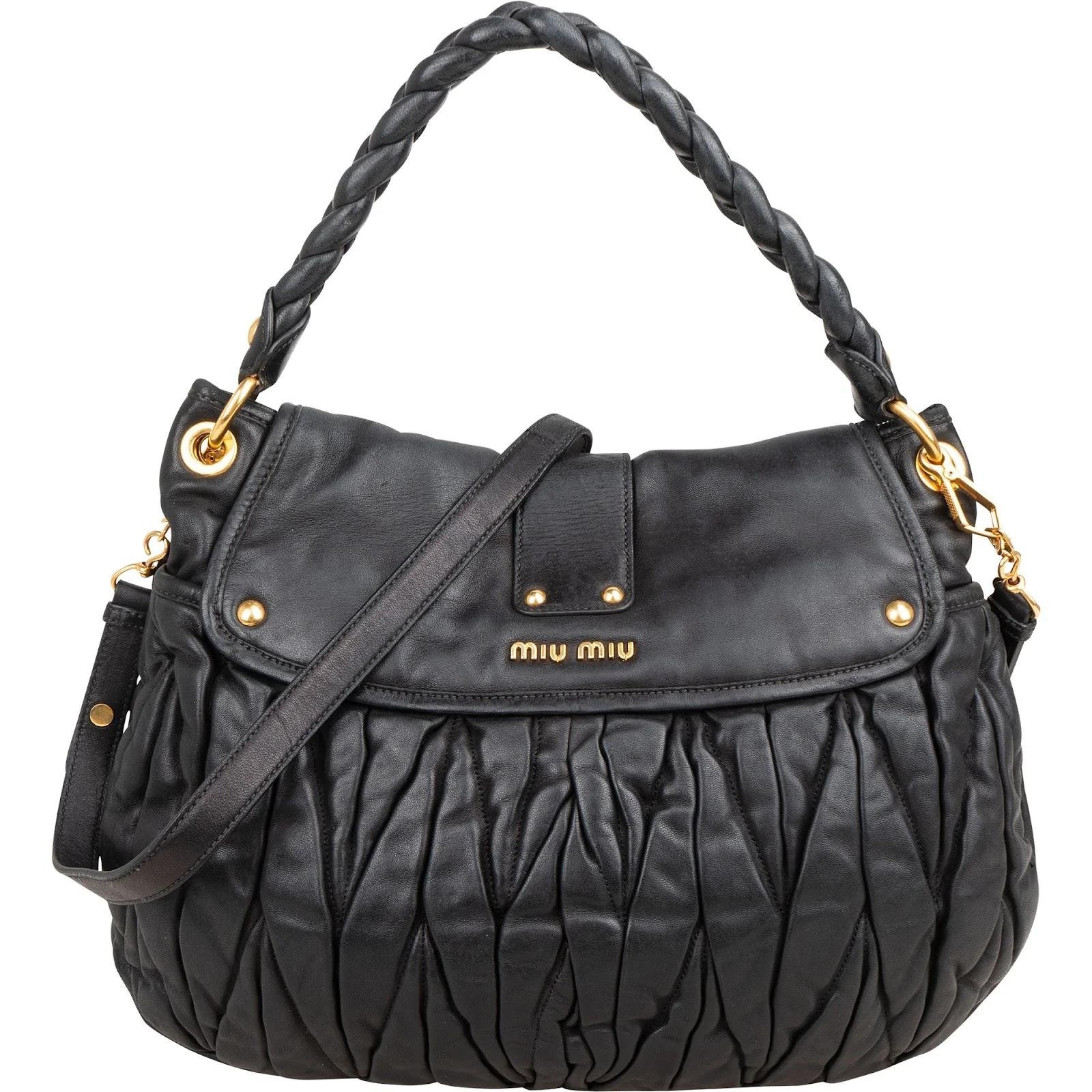 Coffer leather handbag