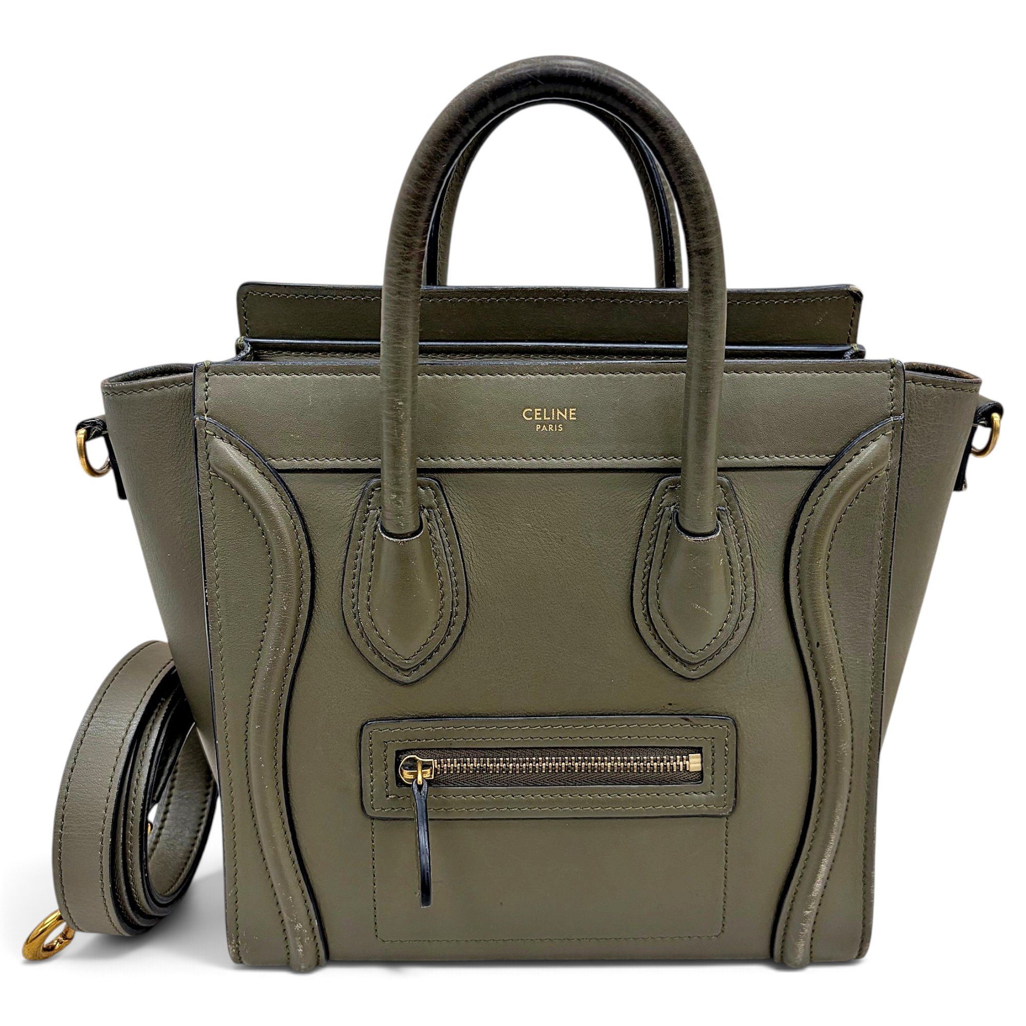 Luggage leather handbag