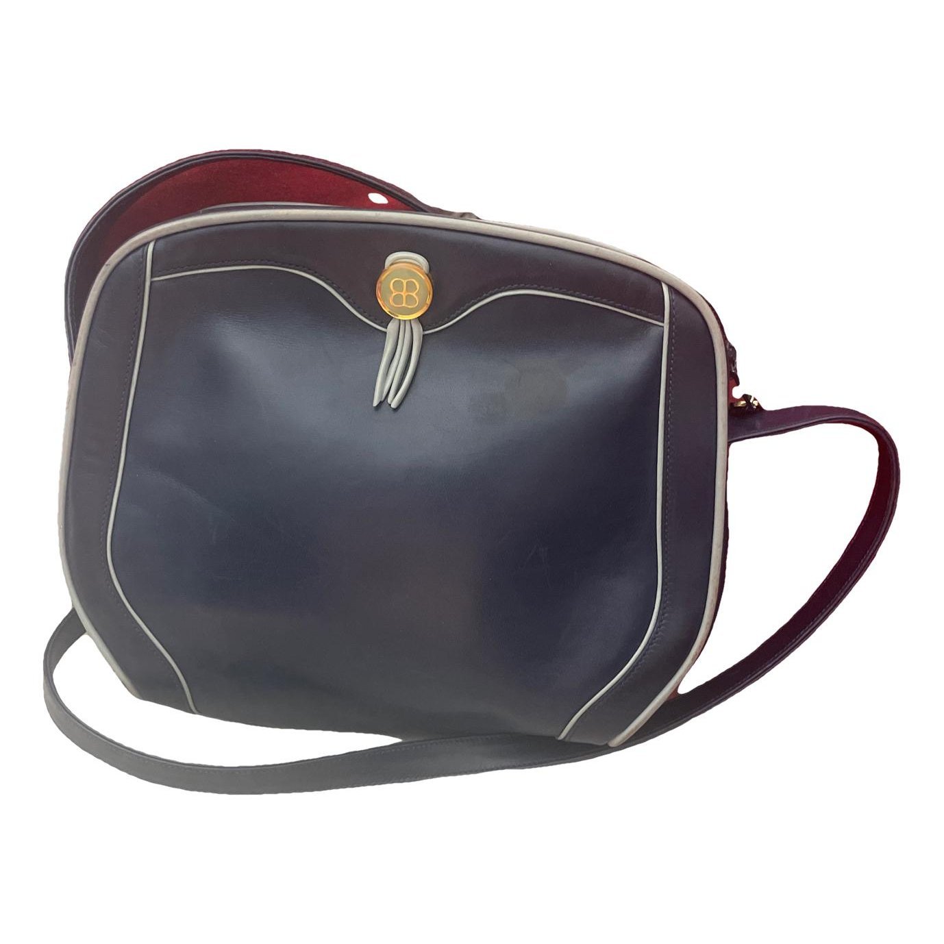 B leather crossbody bag