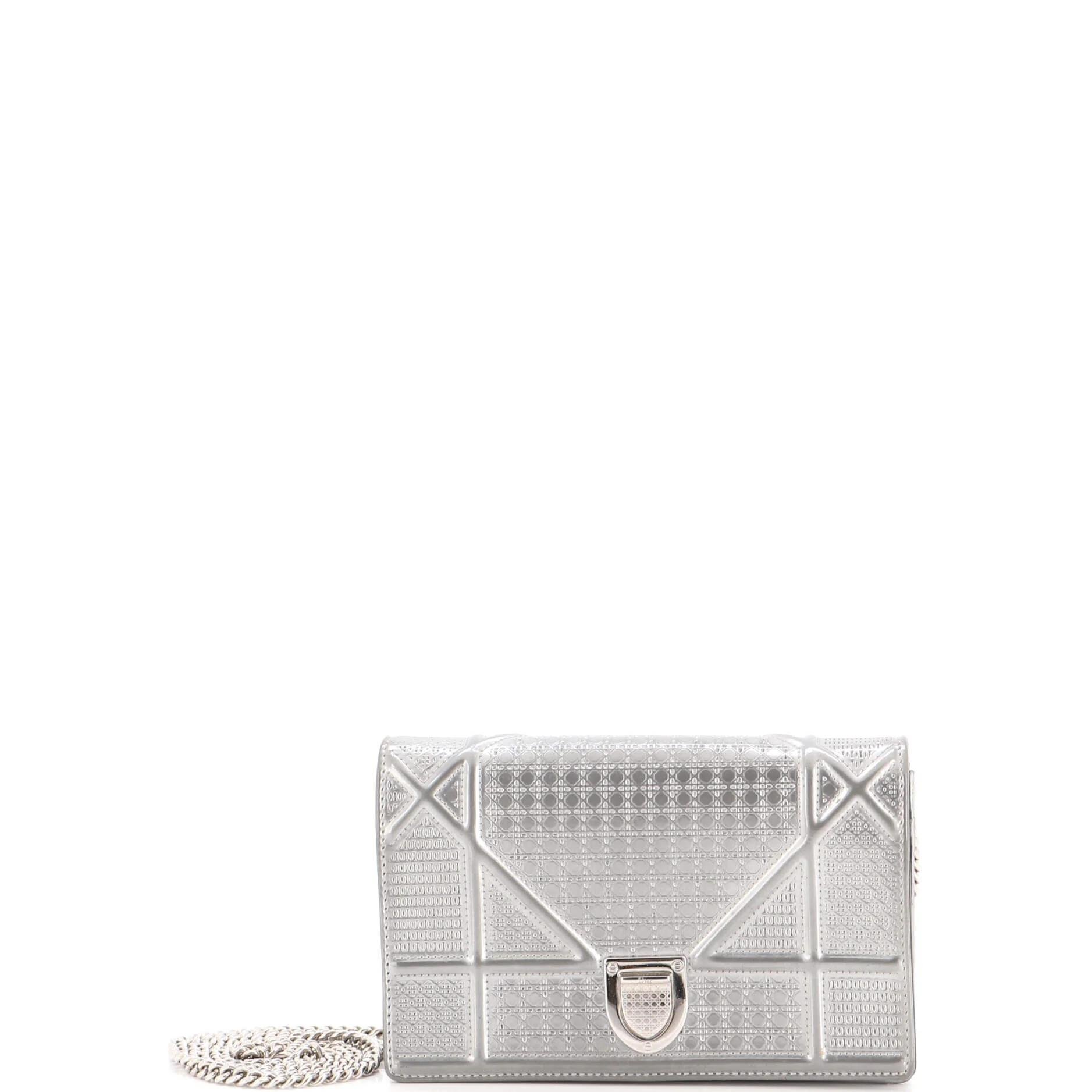 Patent leather clutch bag