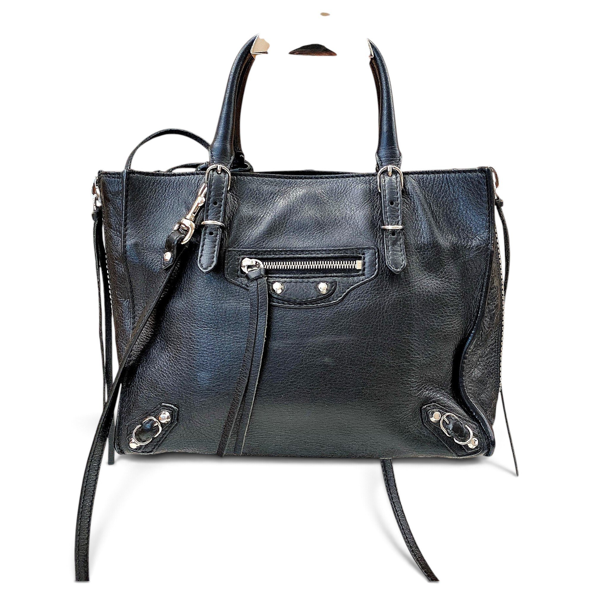Papier leather tote