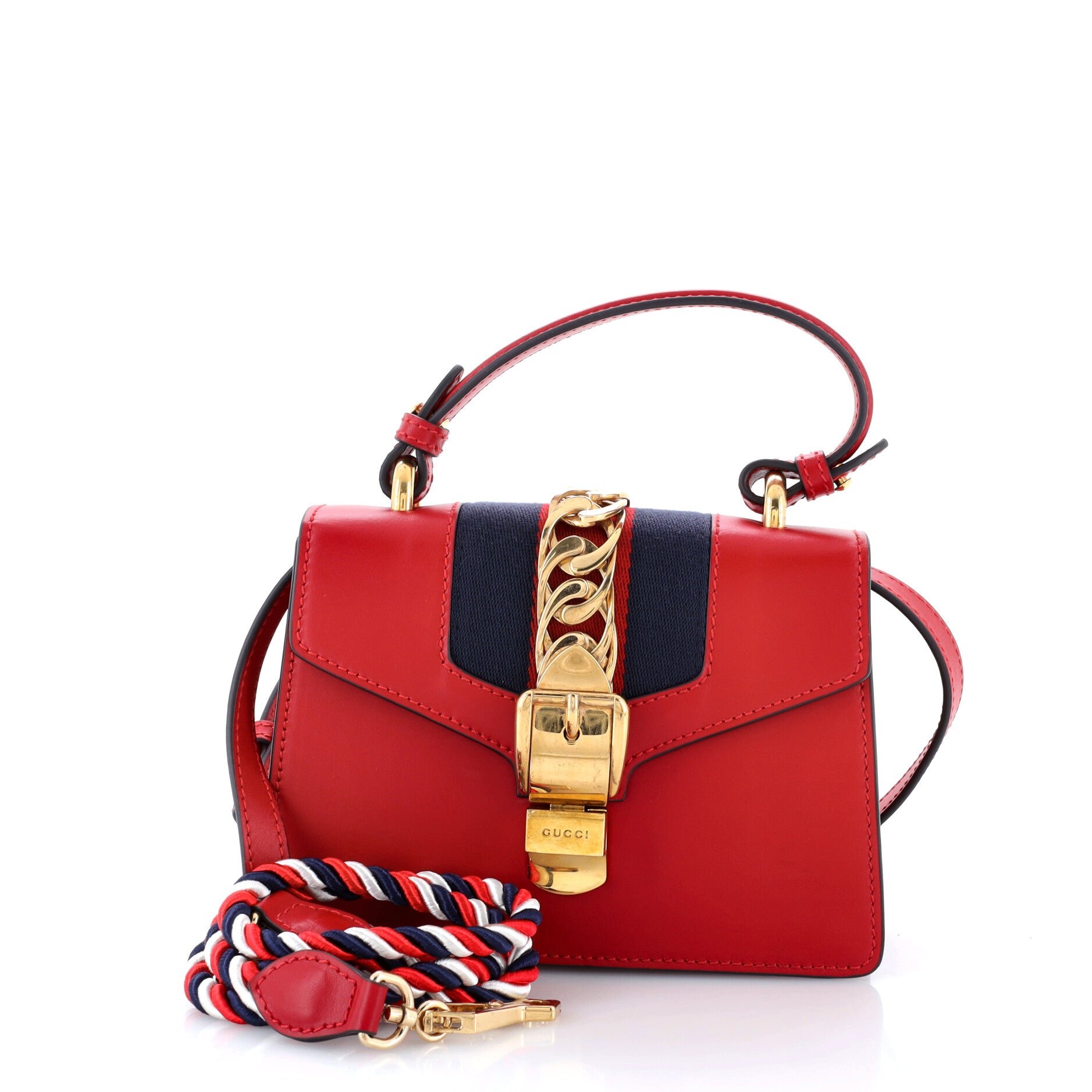 Sylvie Top Handle Bag Leather Mini