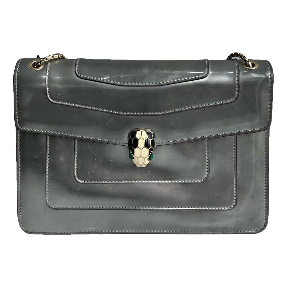 Serpenti leather handbag