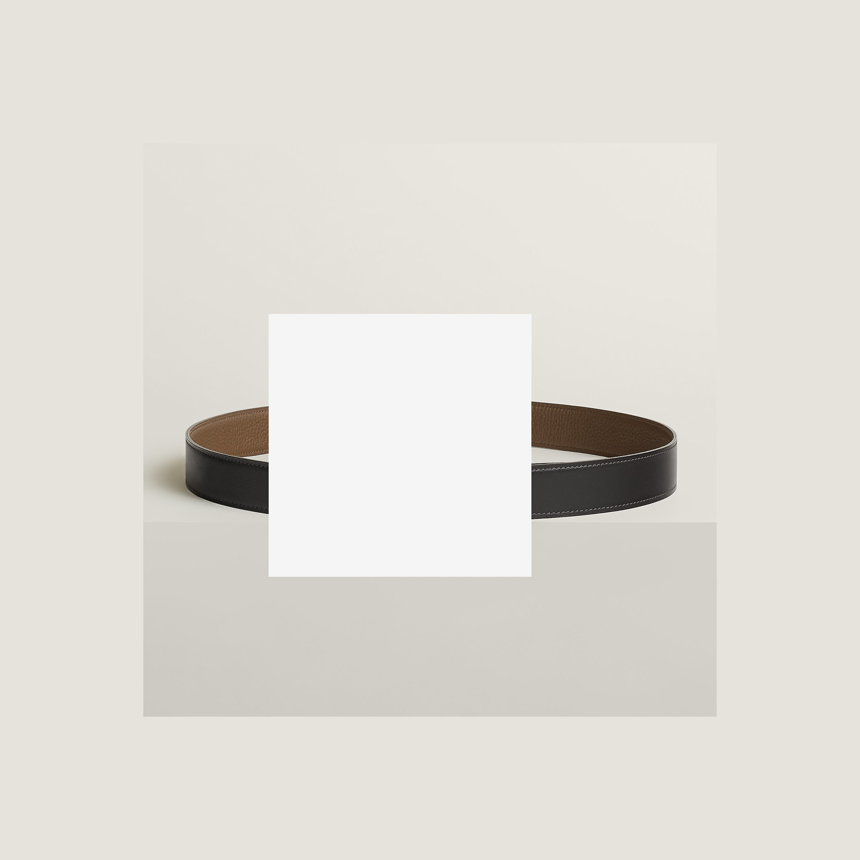 Boucle de ceinture Jockey & Cuir de ceinture réversible 32 mm