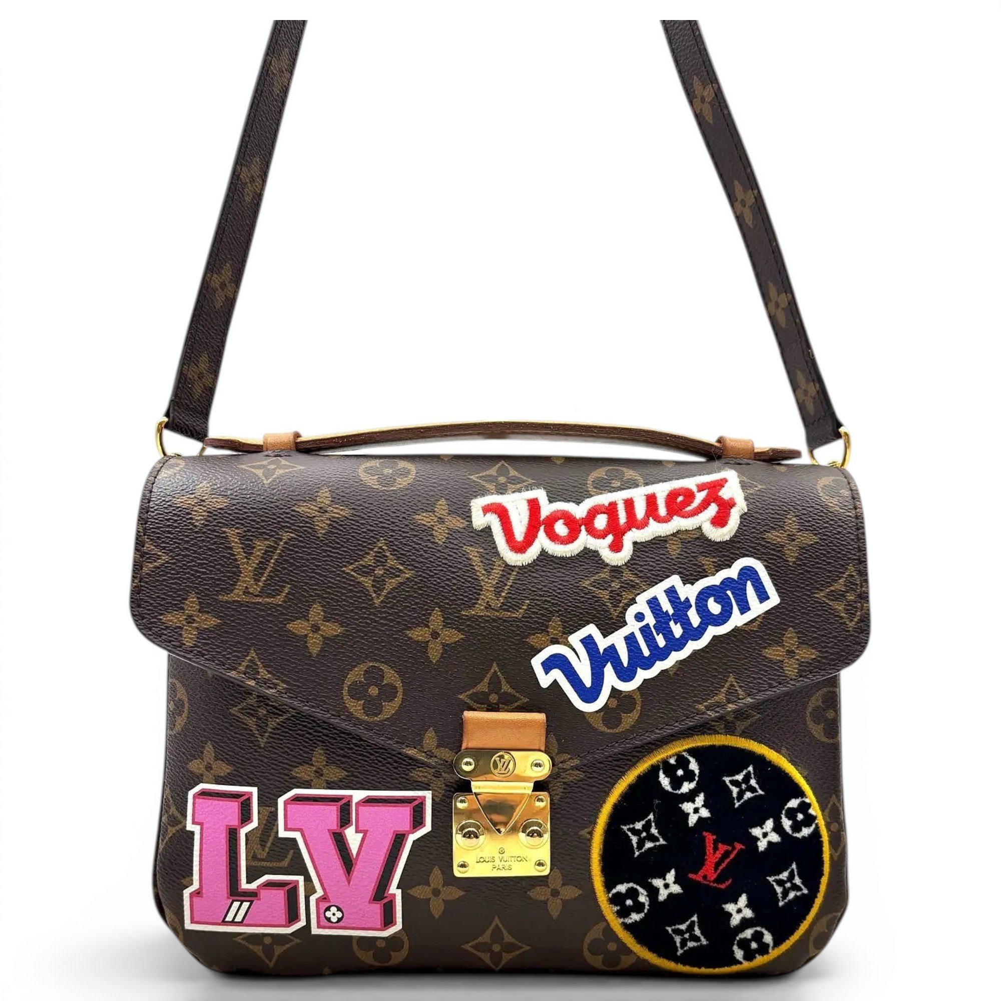 Metis vinyl handbag