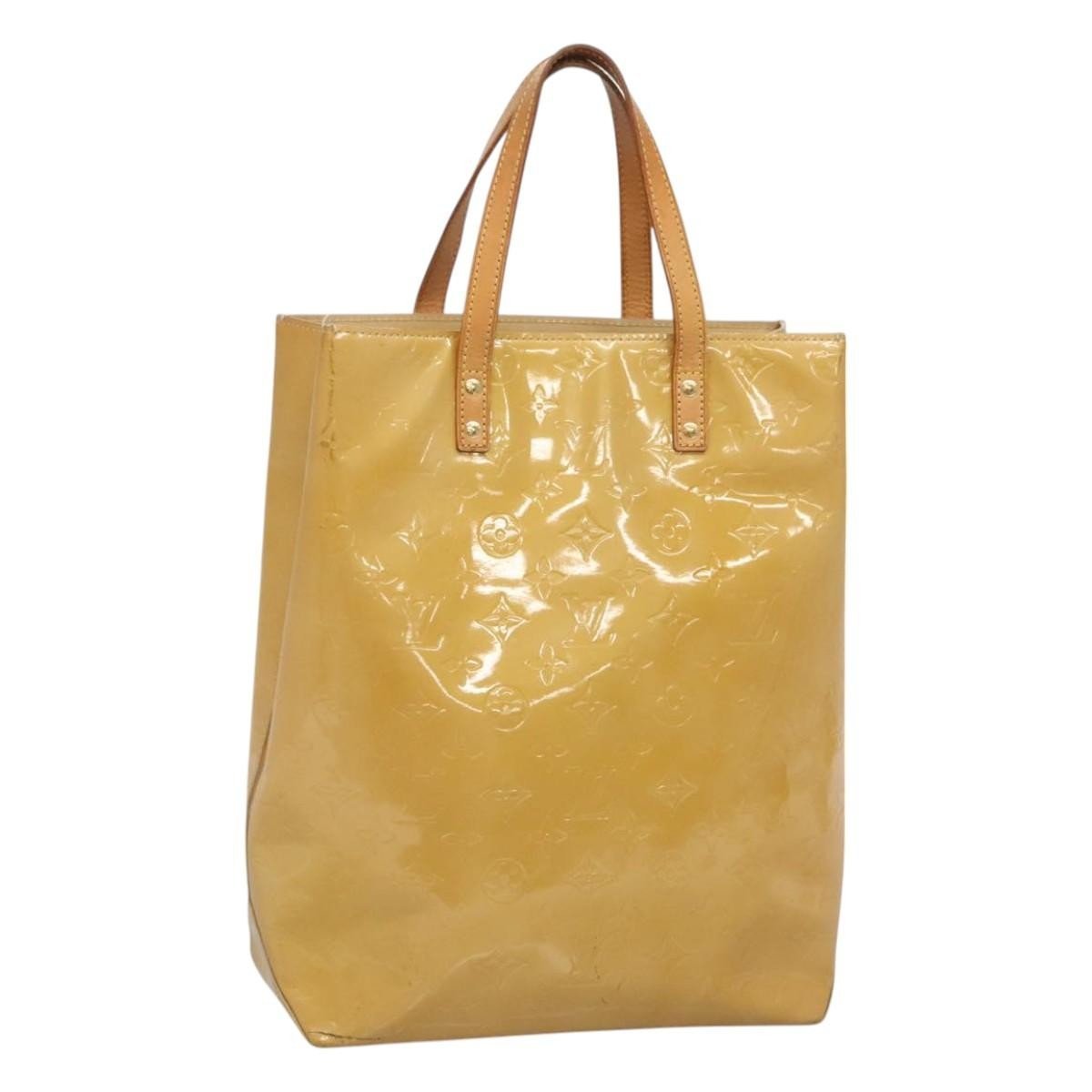 Reade patent leather handbag