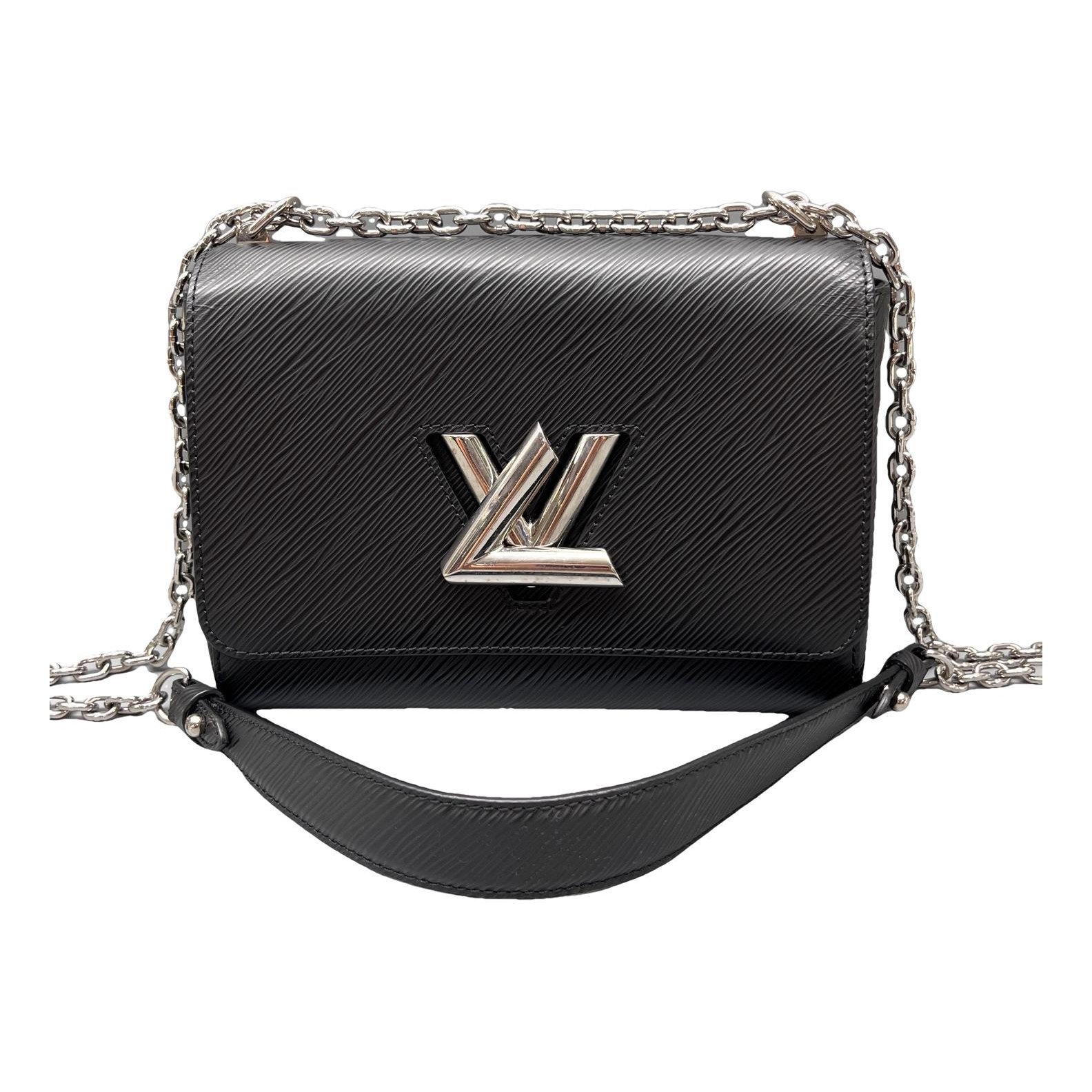 Twist leather handbag