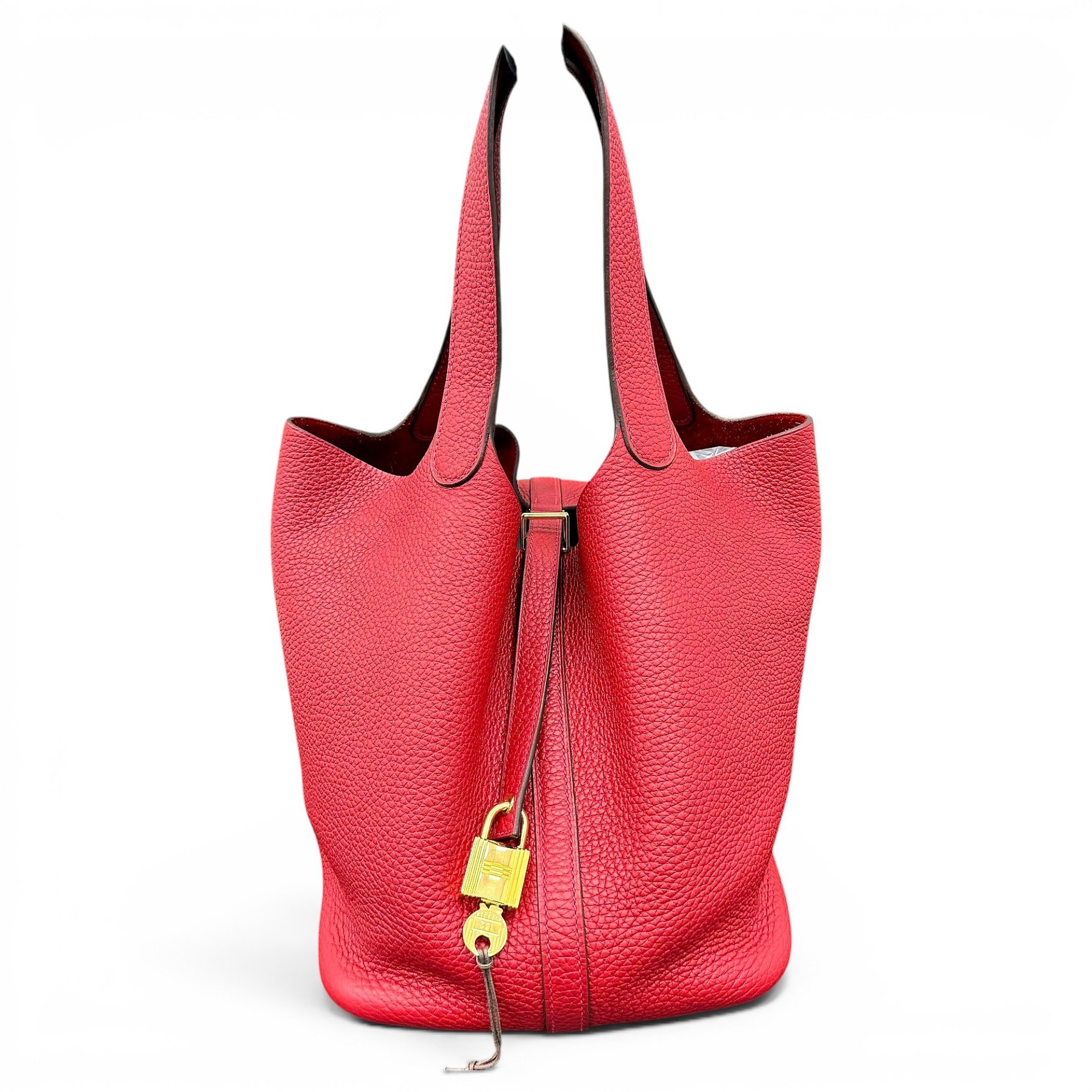 Picotin leather handbag