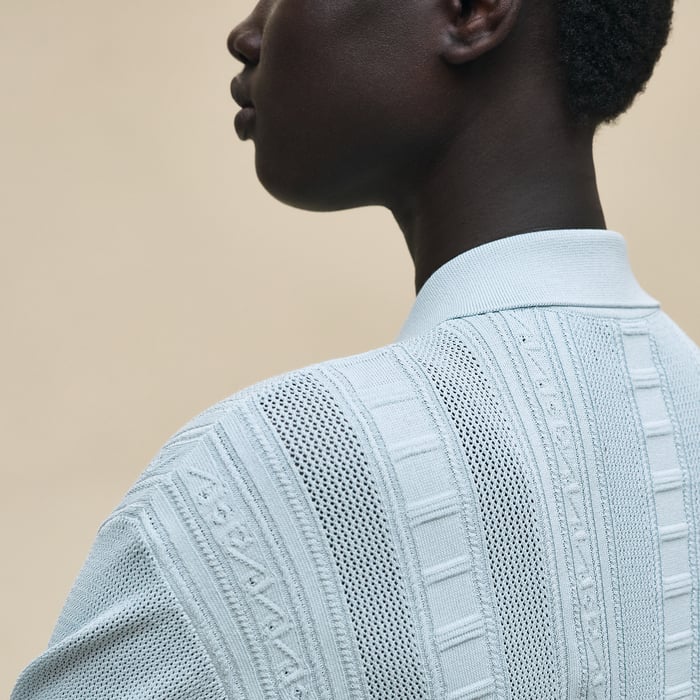 Bleu Dragée Long-sleeve Sweater