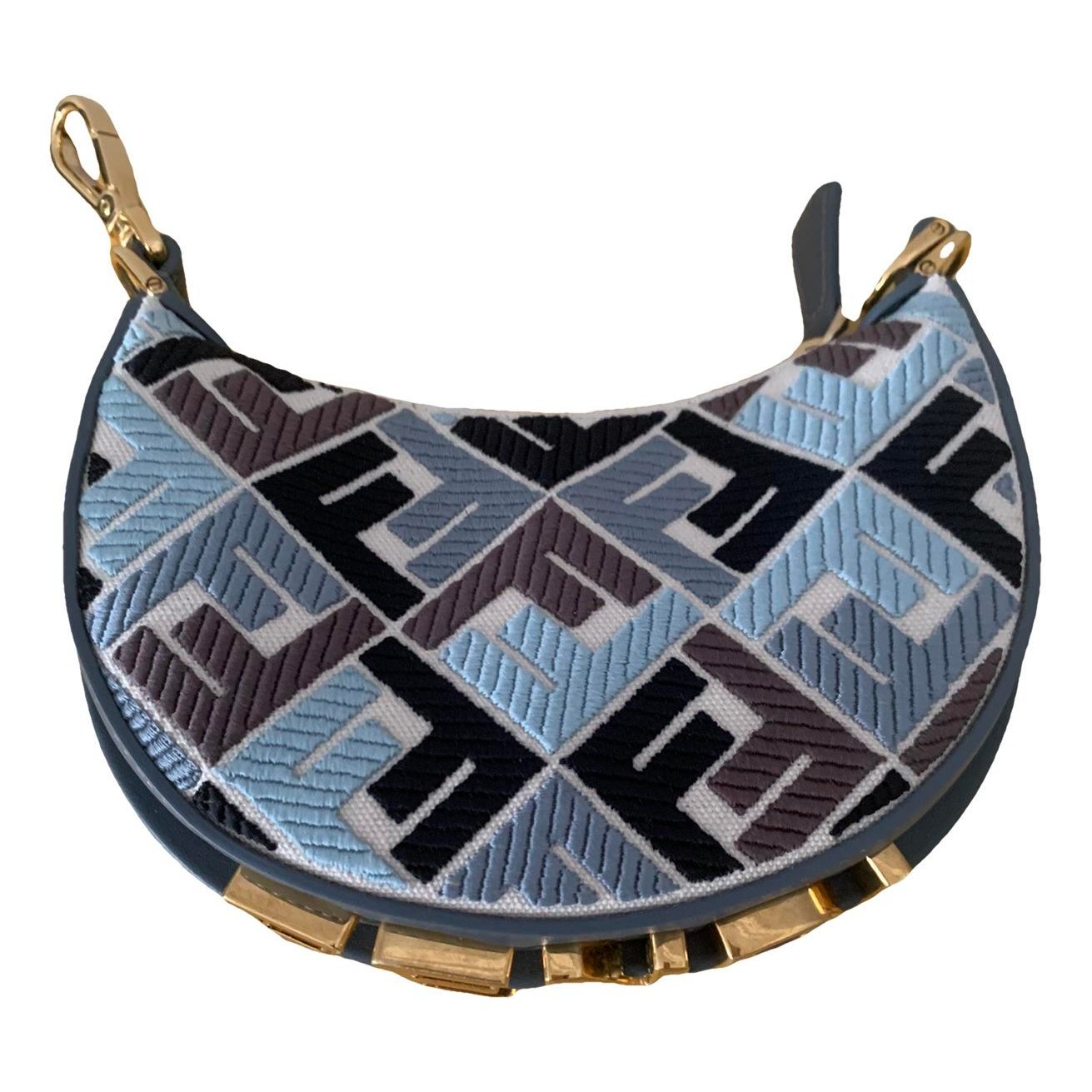 Fendigraphy leather handbag
