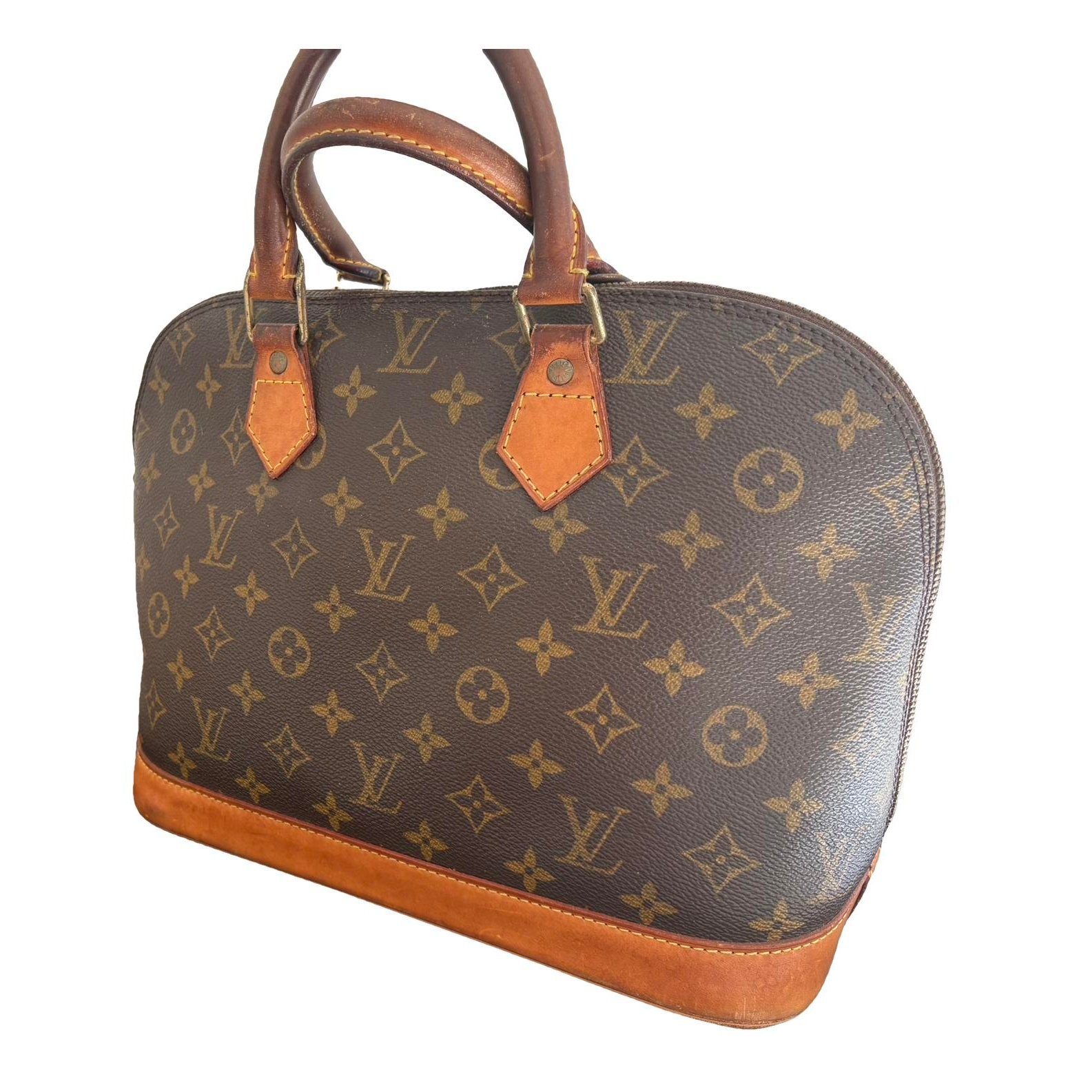 Alma leather handbag