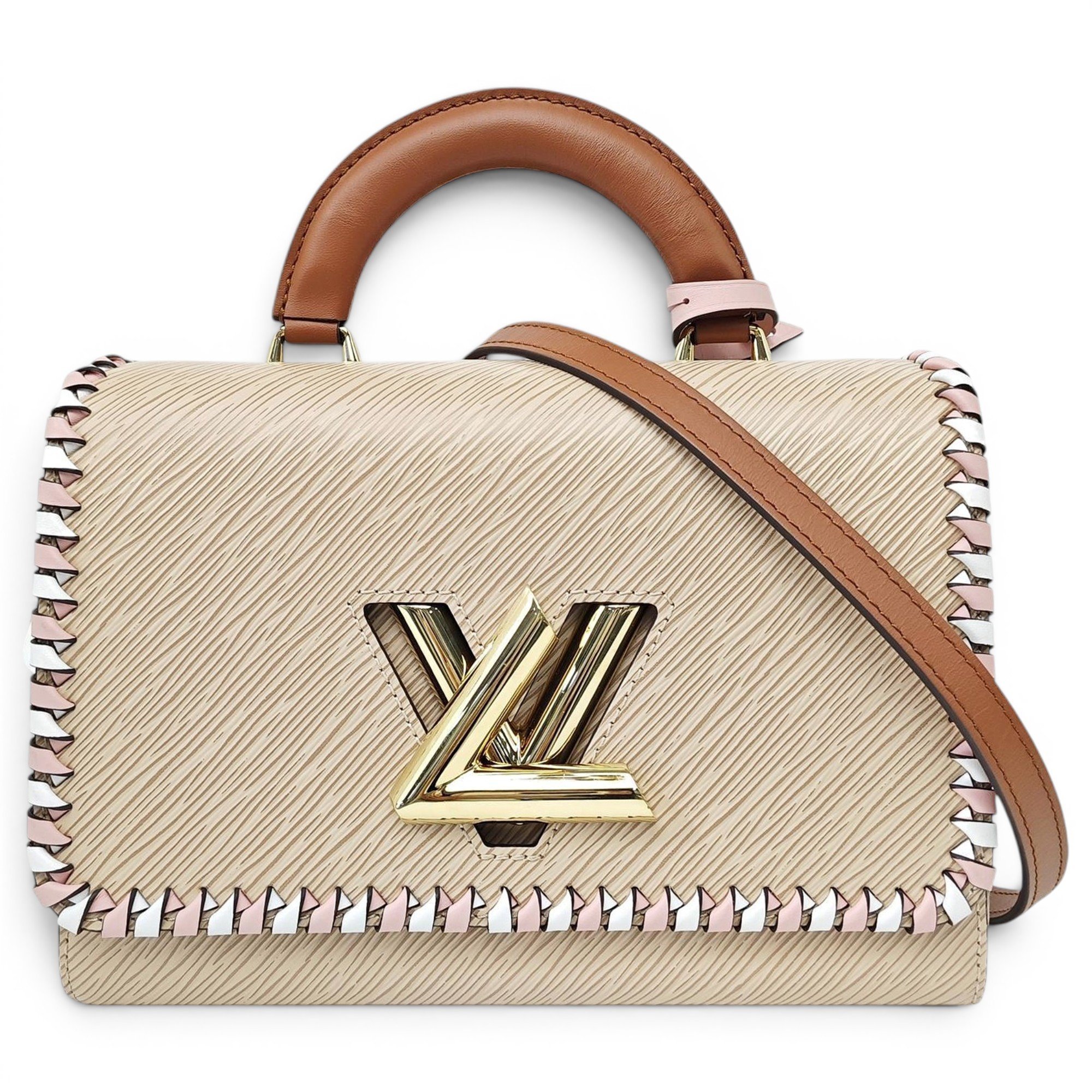 Twist One Handle leather crossbody bag