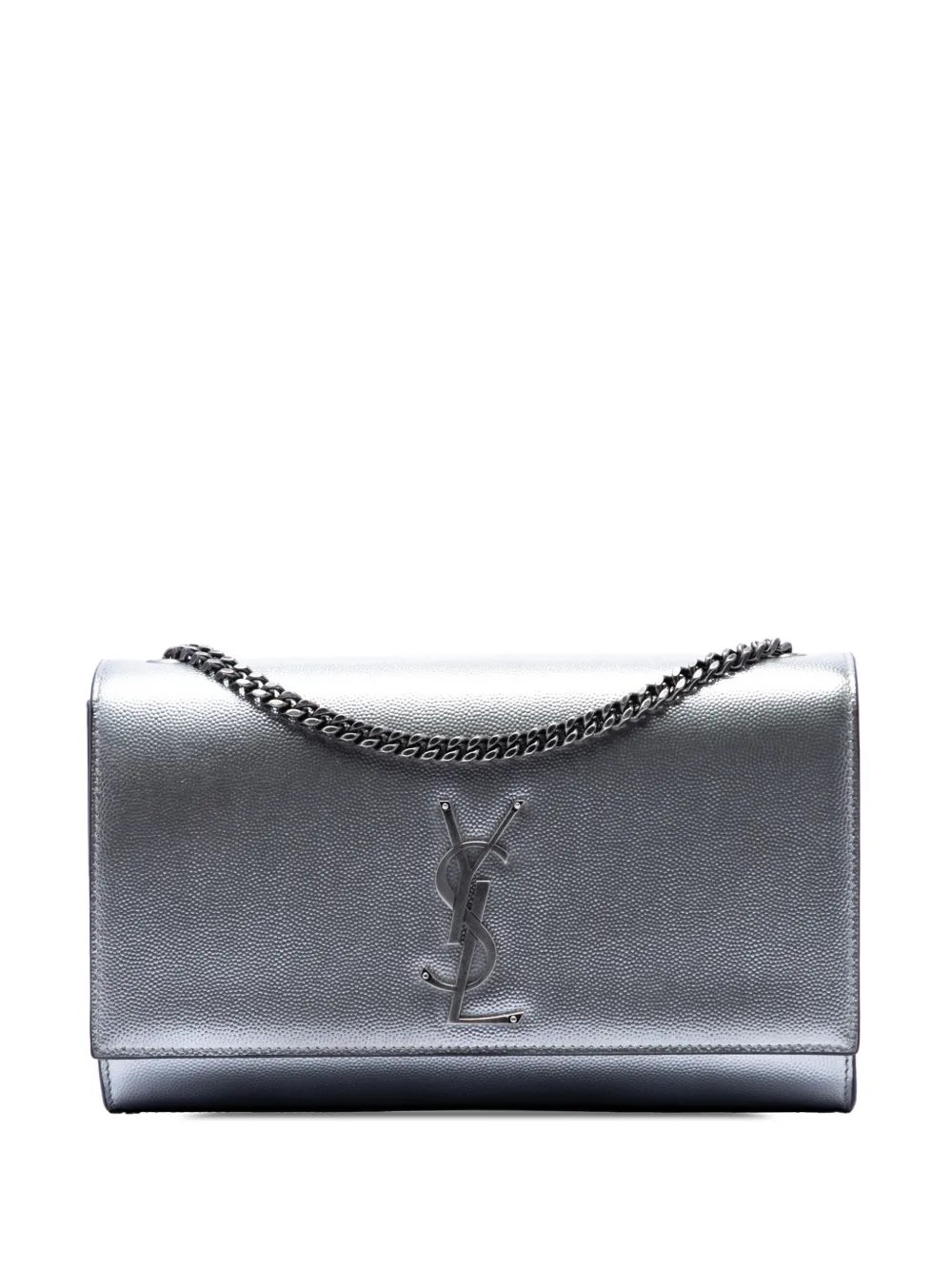 2018 Medium Metallic Grain De Poudre Monogram Kate crossbody bag