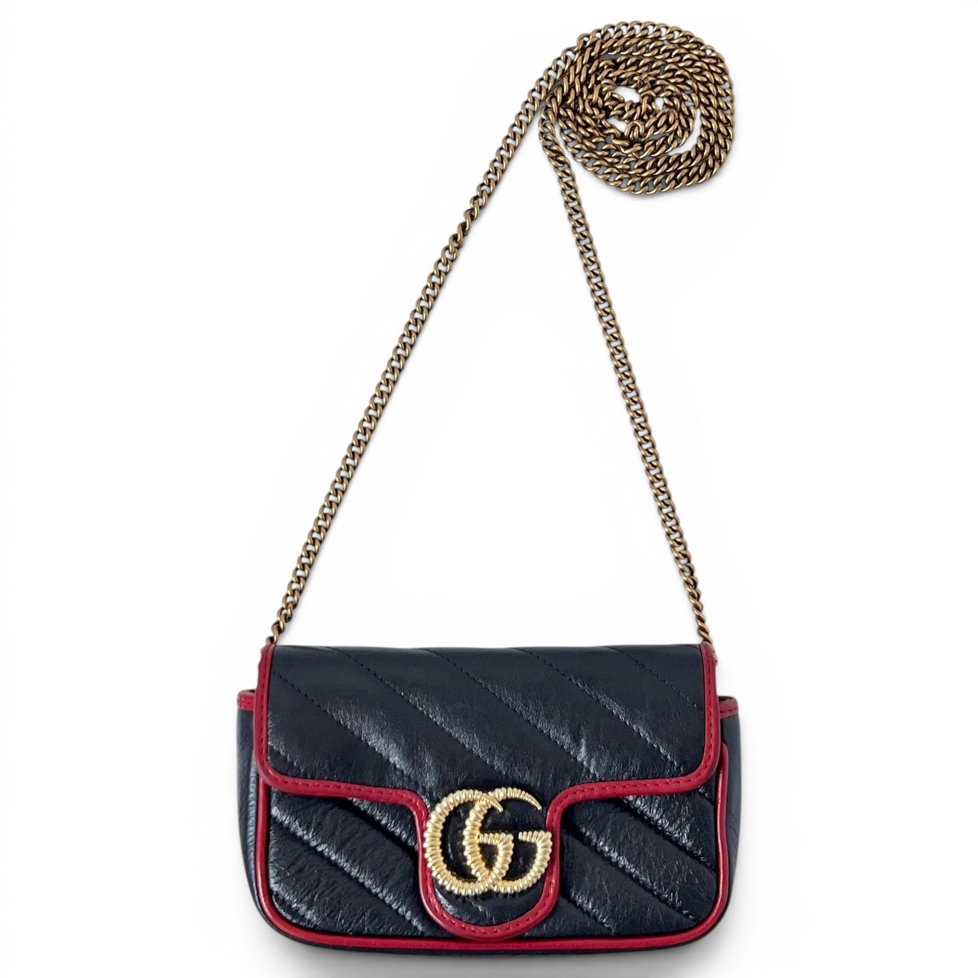 GG Marmont Flap leather crossbody bag