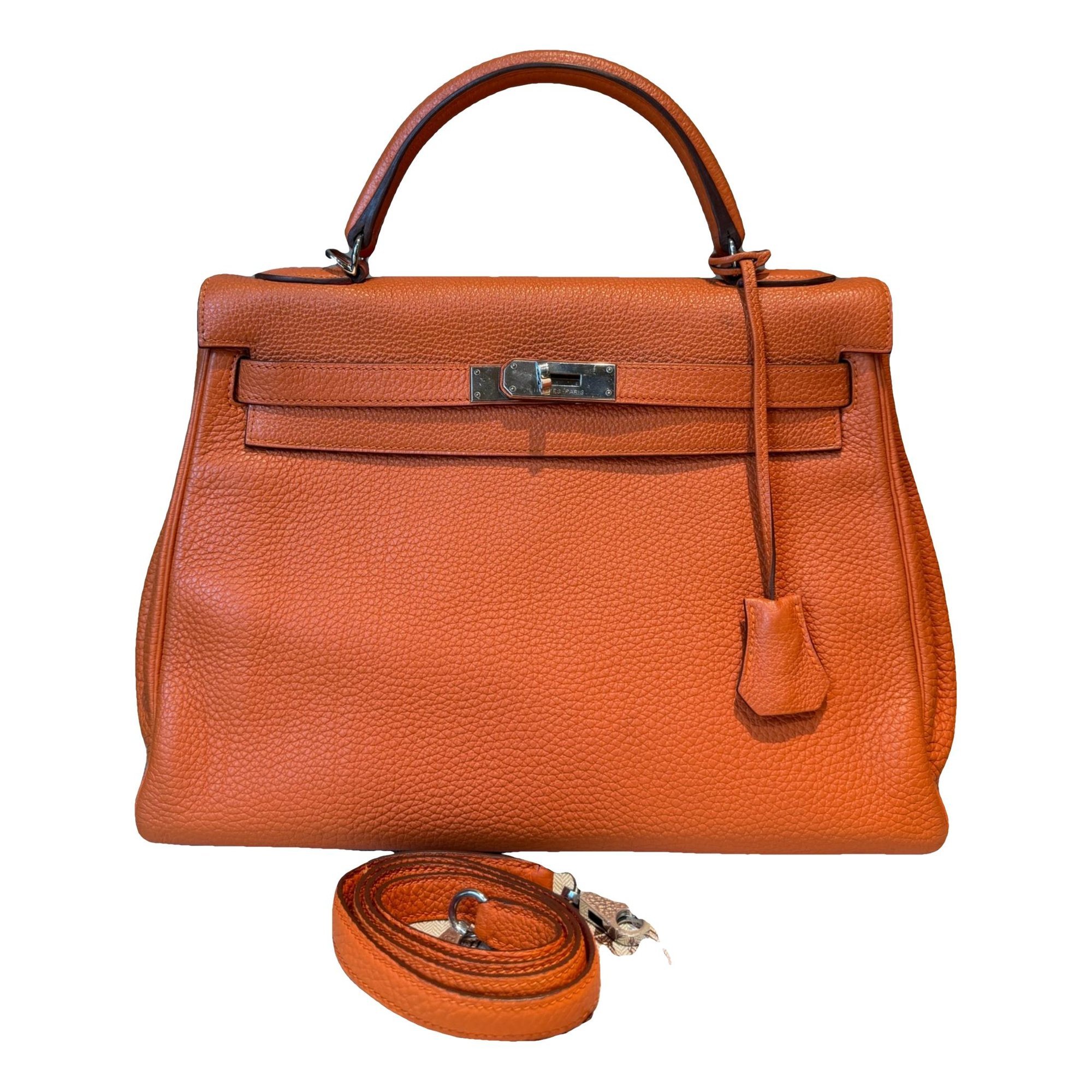 Kelly 32 leather handbag