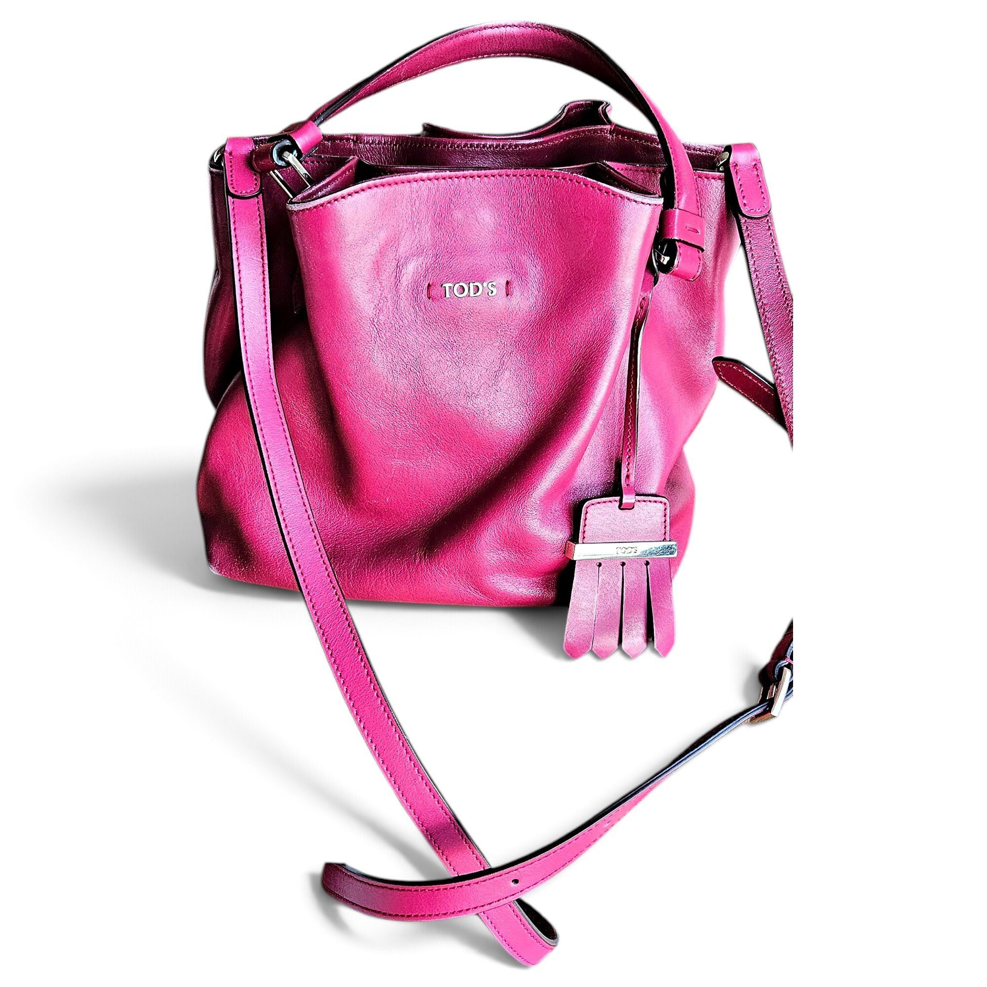 Leather handbag