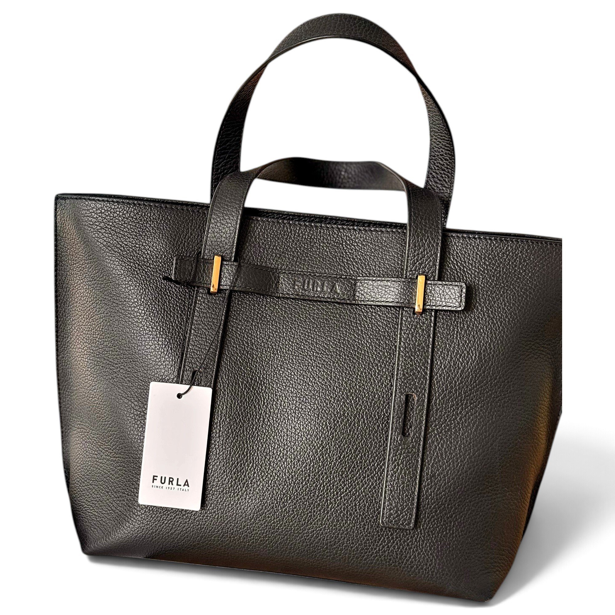 Leather tote