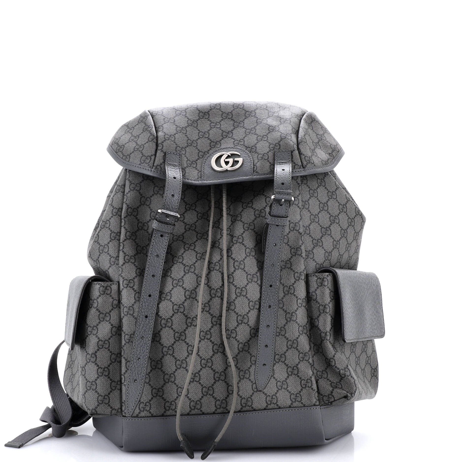 Ophidia Flap Backpack GG Coated Canvas Medium