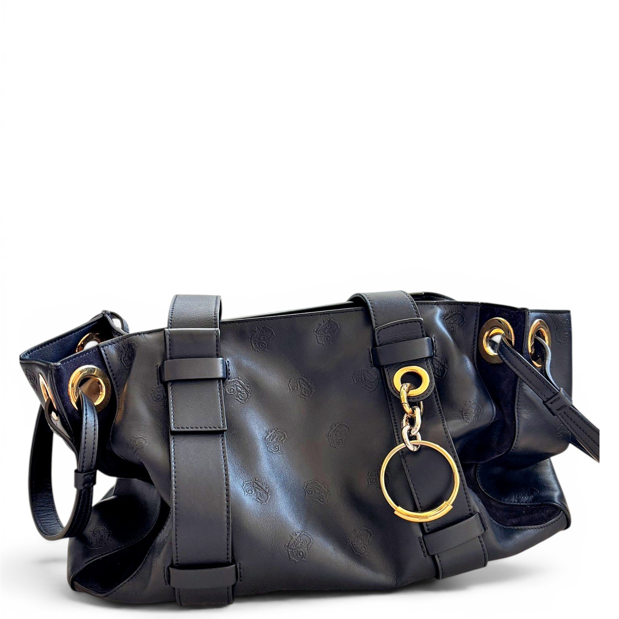 Leather tote