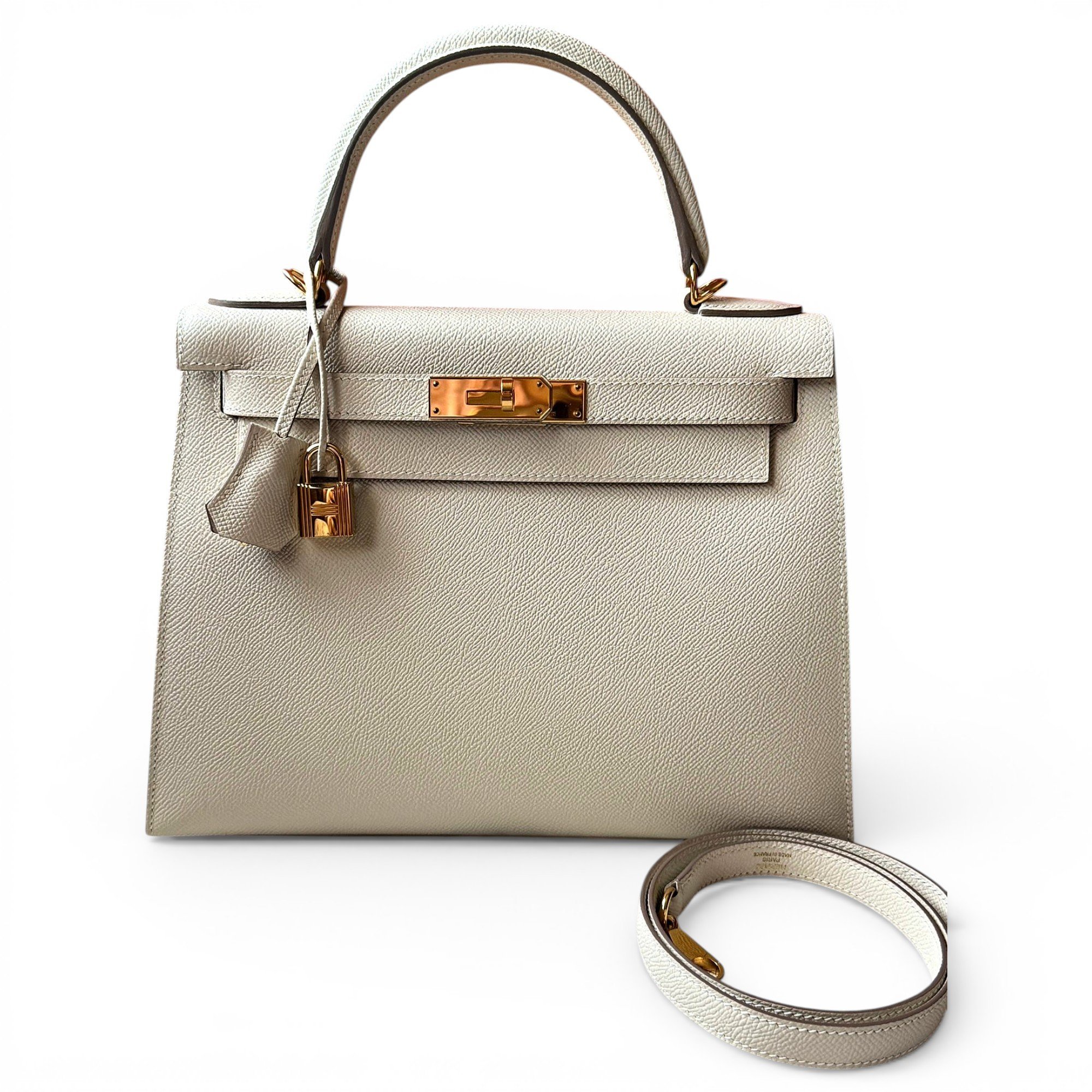 Kelly 28 leather handbag