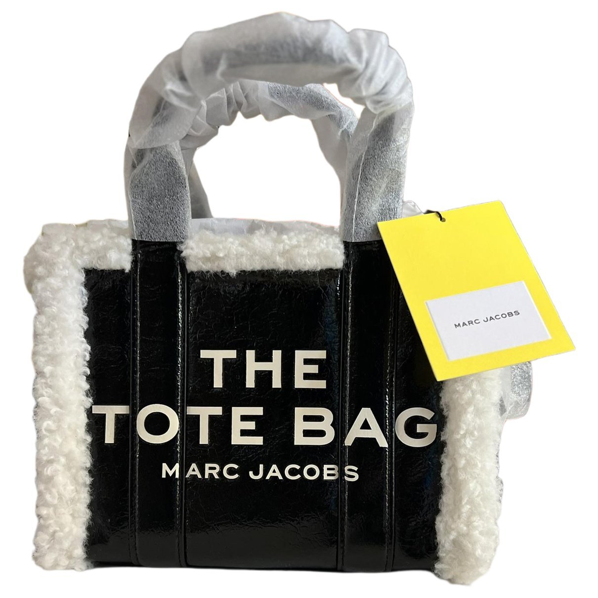 Patent leather tote