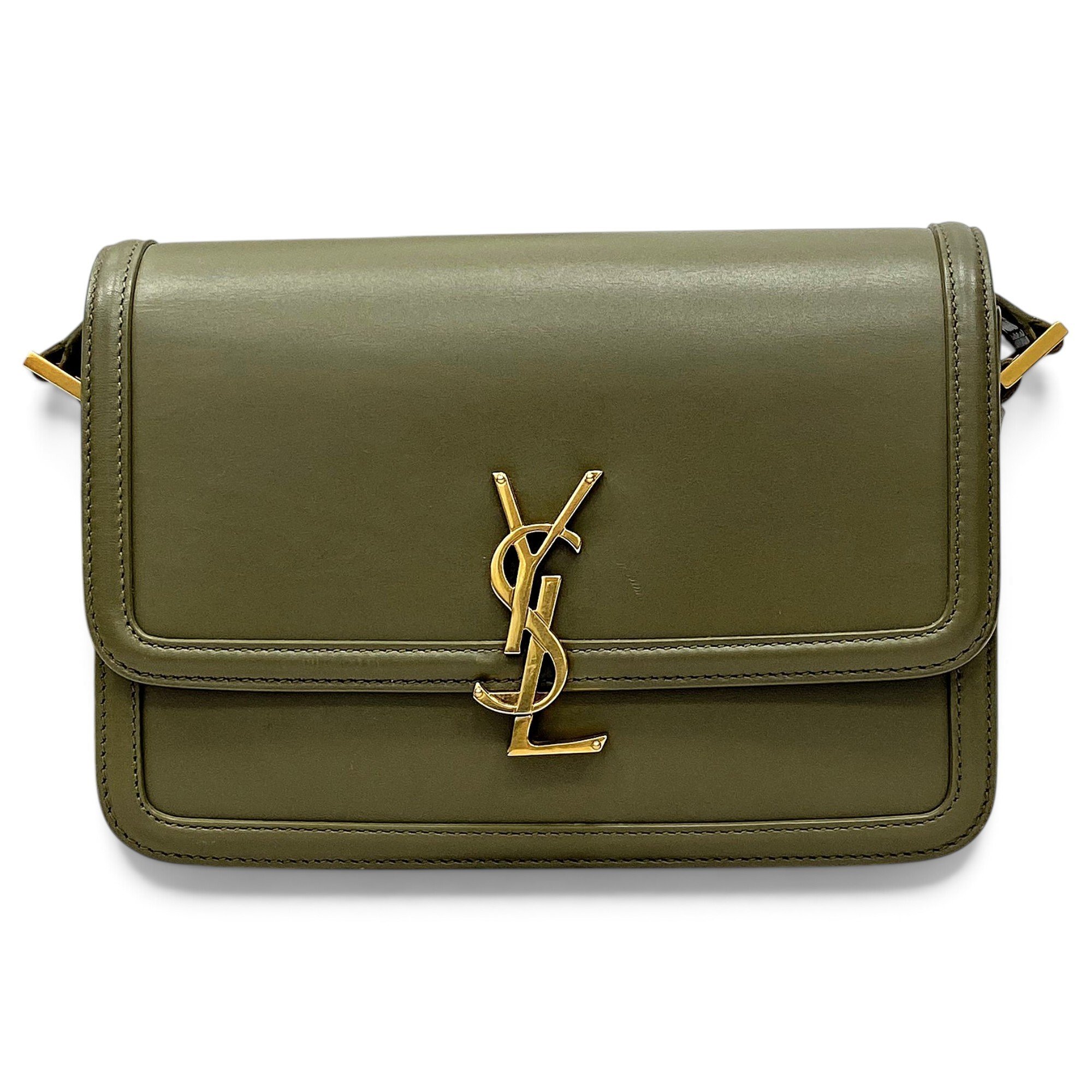 Solférino leather handbag