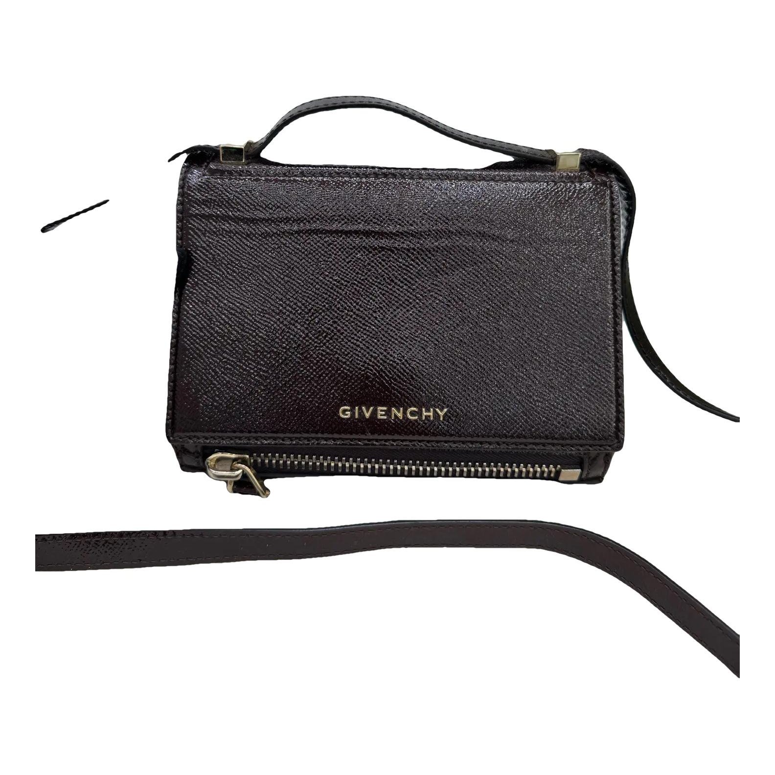 Pandora Box leather crossbody bag