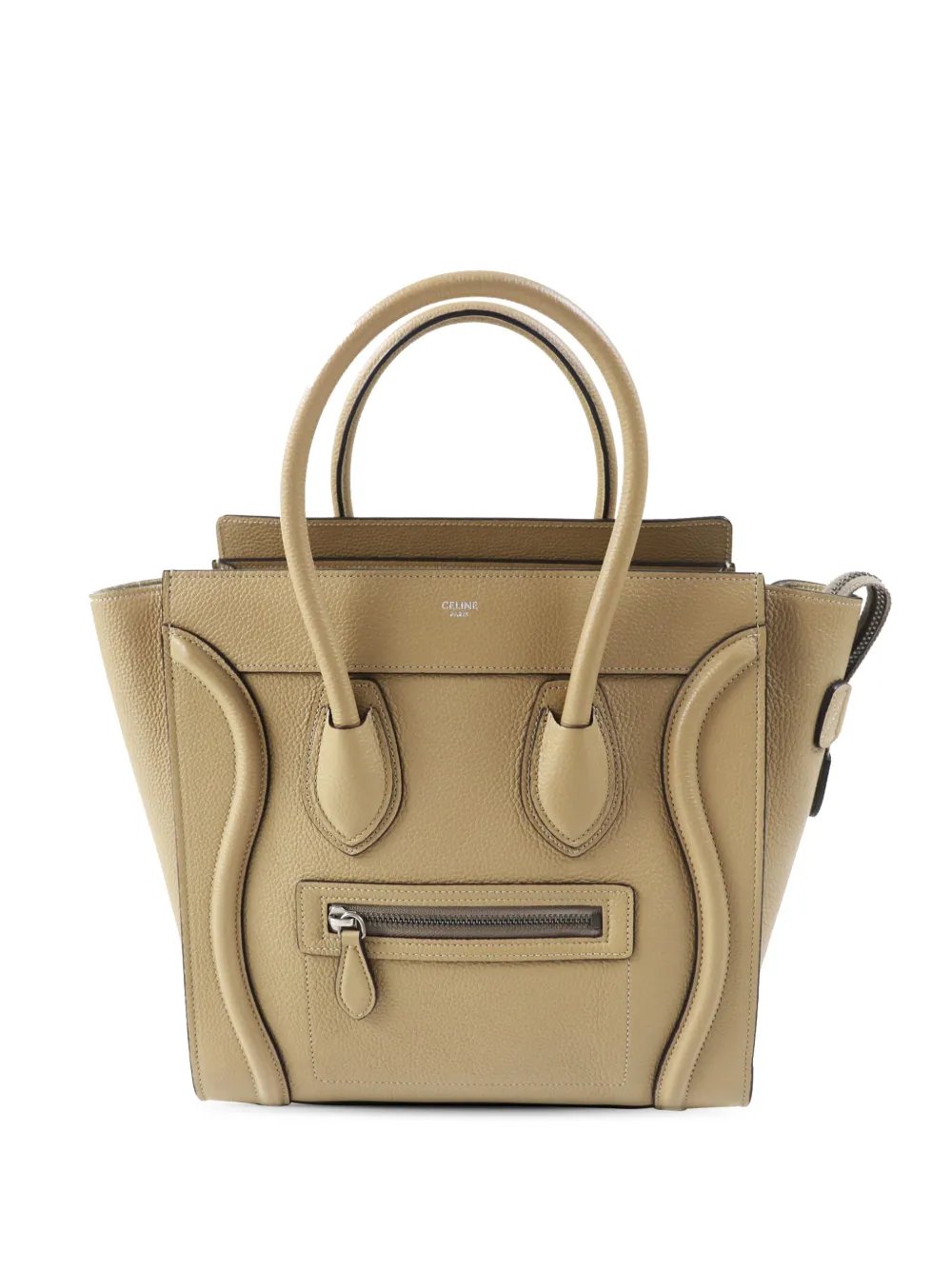 2022 Micro Drummed Calfskin Luggage tote bag