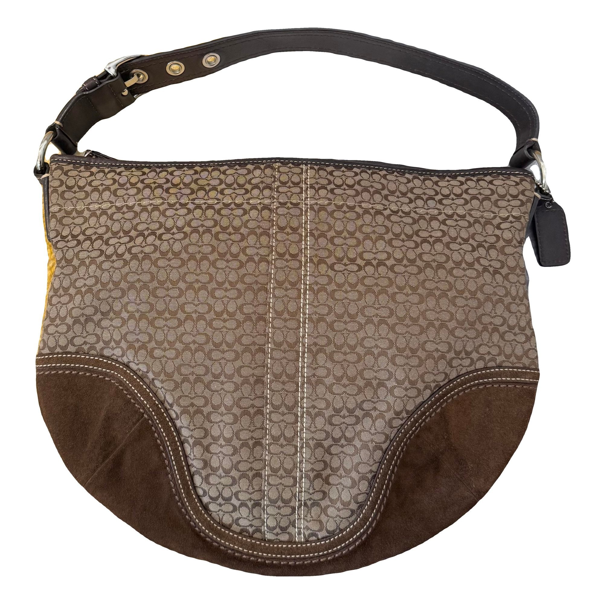 Signature Sufflette leather handbag