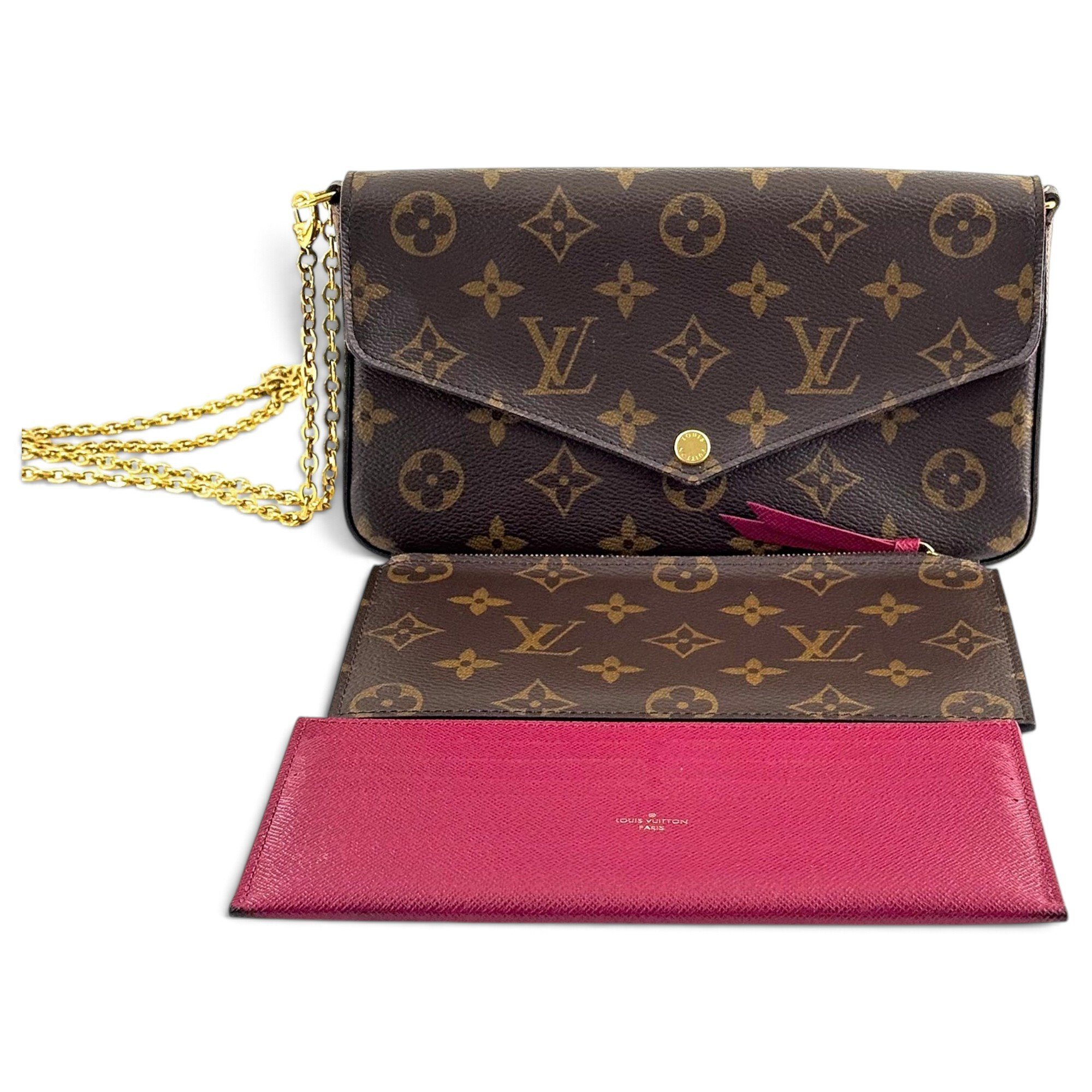 Félicie leather crossbody bag