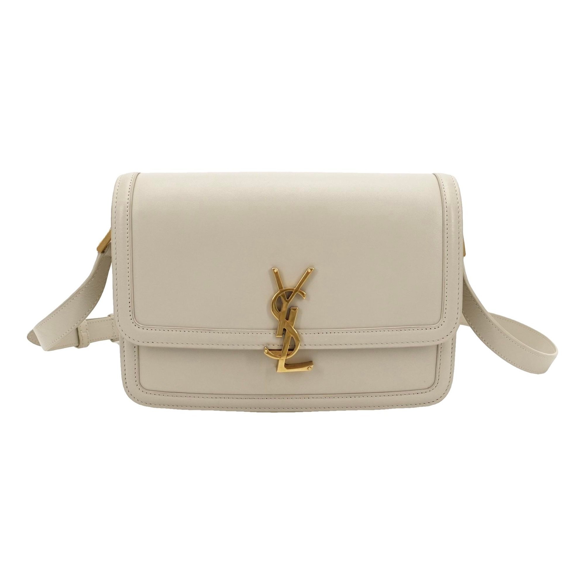 Solférino leather handbag