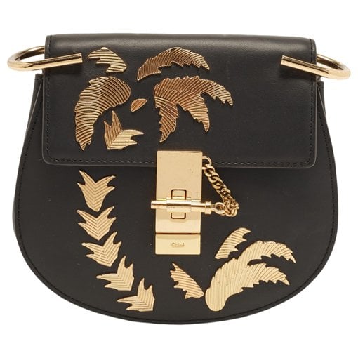Drew leather handbag