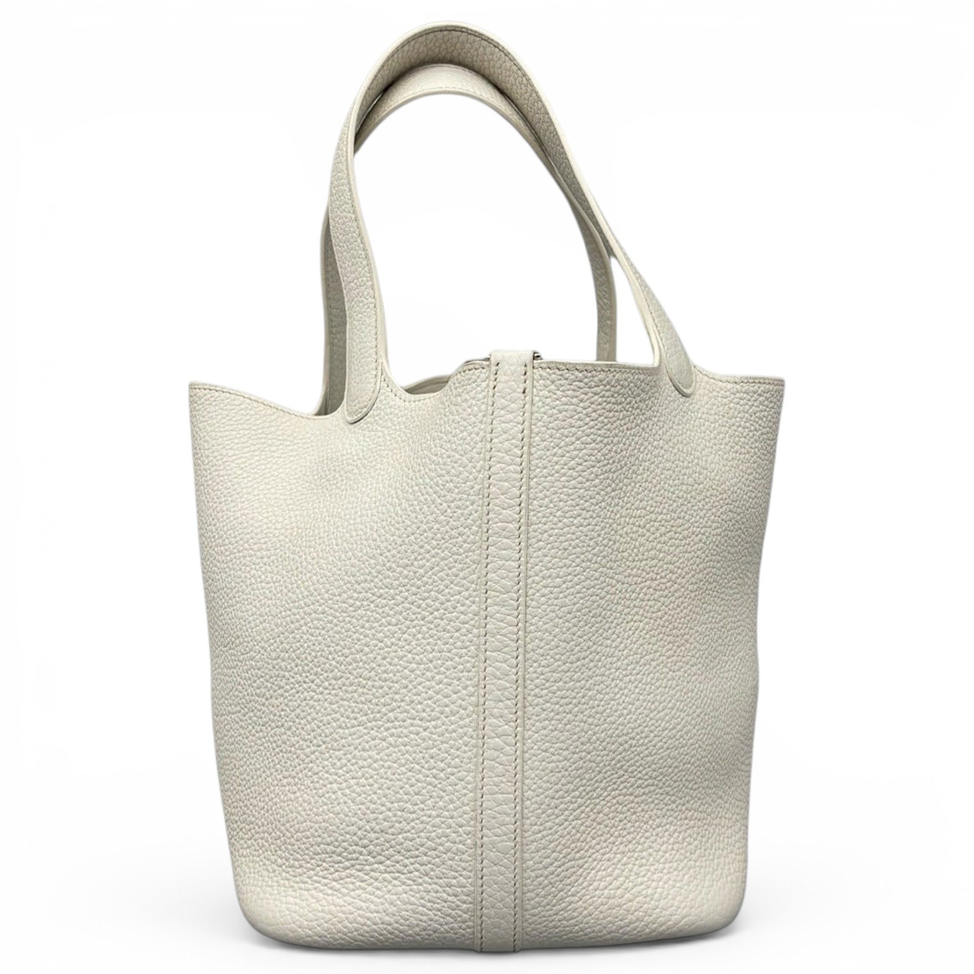 Picotin leather handbag