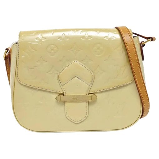 Bellflower patent leather crossbody bag