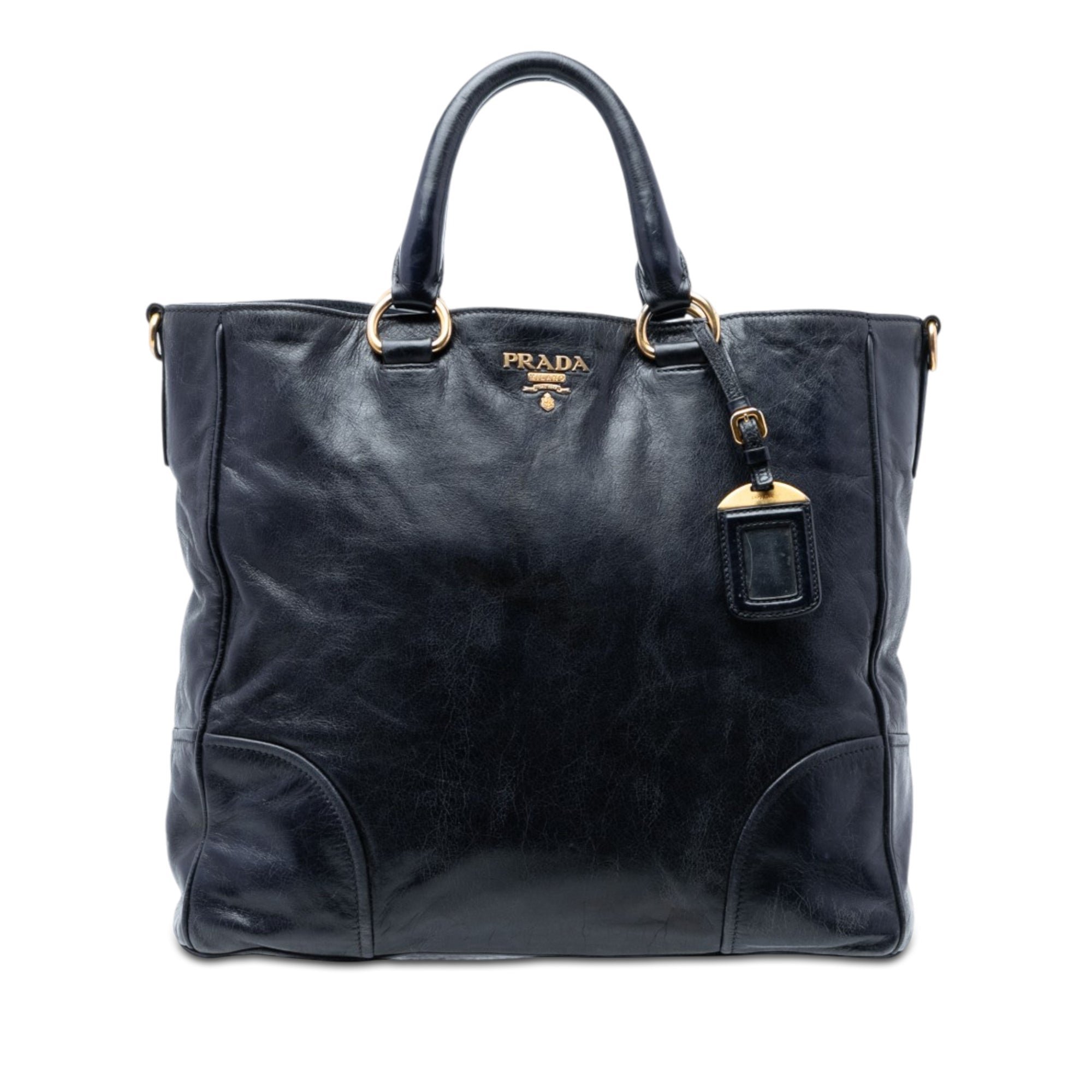Leather tote