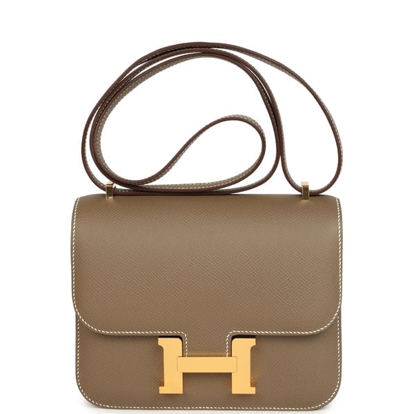 Hermes Hermes Constance 18 Etoupe Epsom Gold Hardware